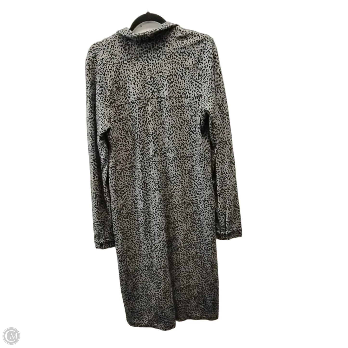 Dress Casual Midi By J. Jill In Animal Print, Size: M