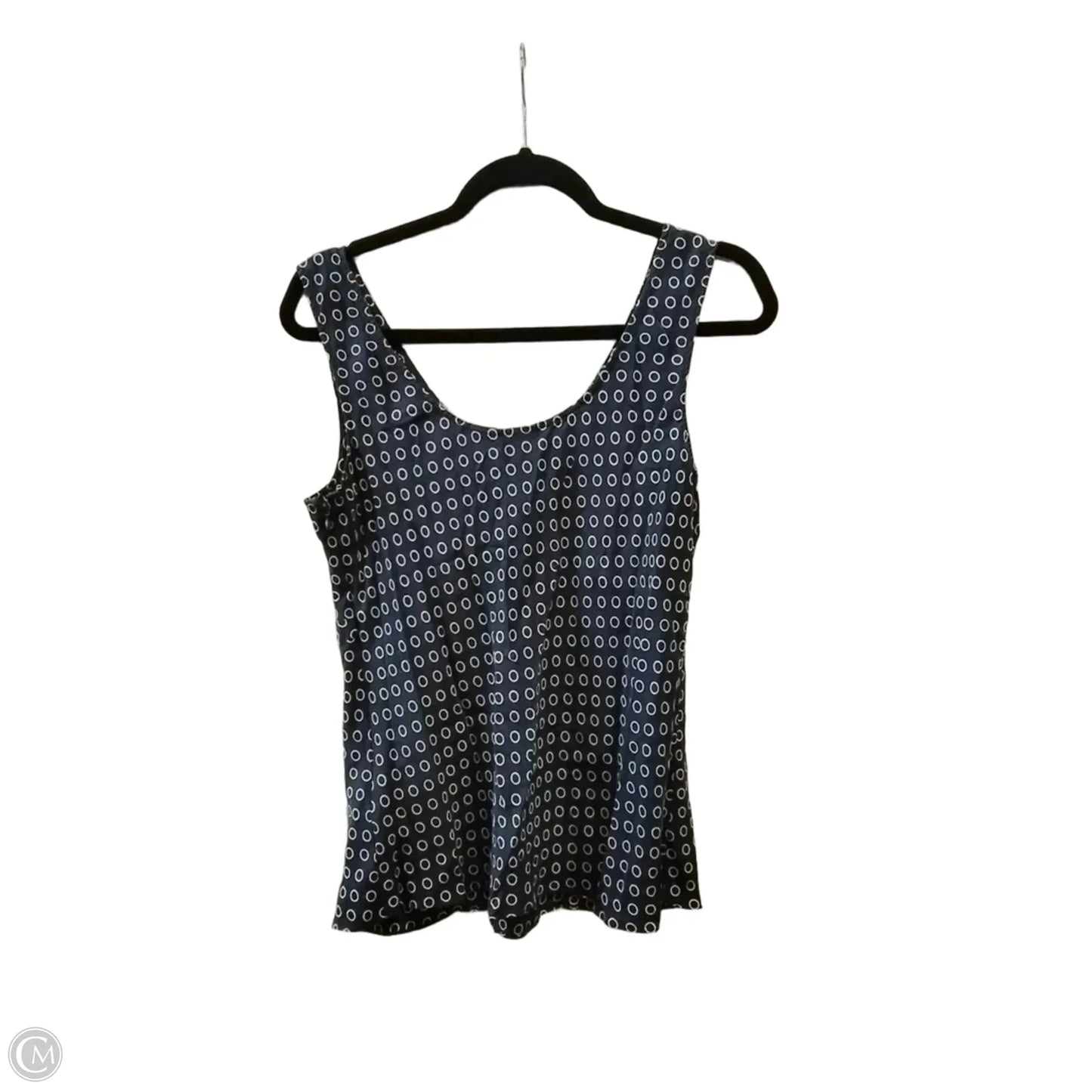Blouse Sleeveless By Isaac Mizrahi In Blue, Size: Xl