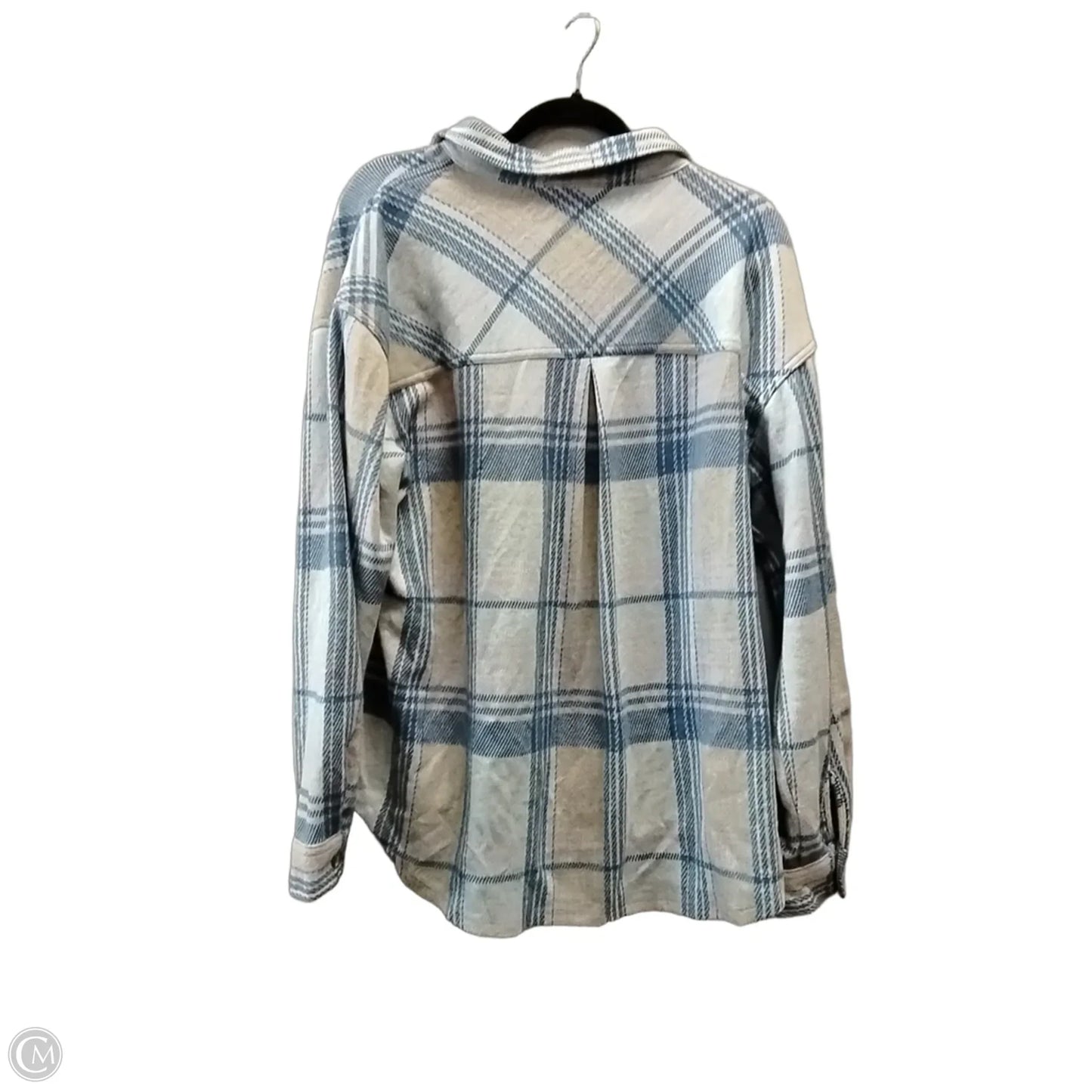 Blouse Long Sleeve By Maurices In Black & White, Size: Xl