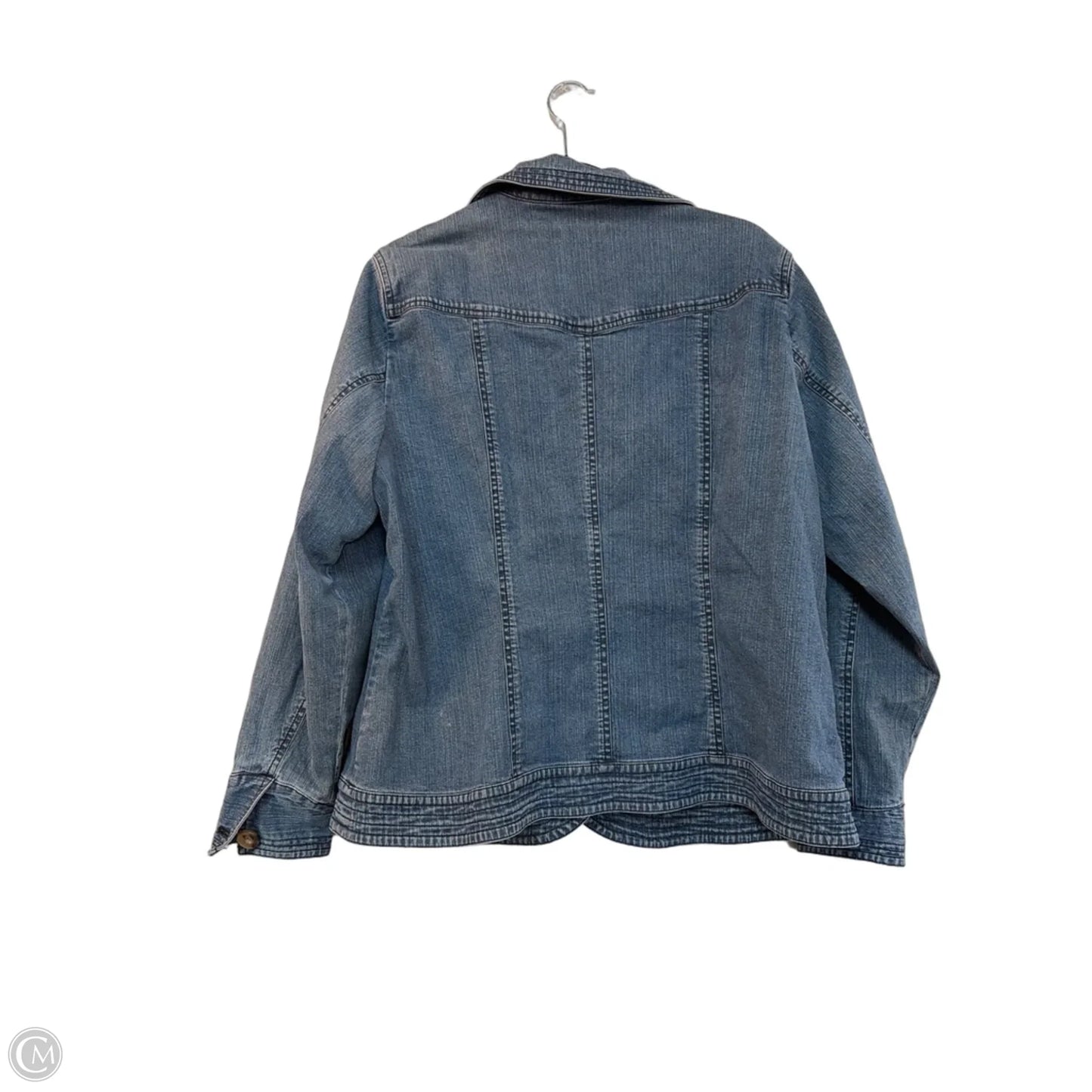 Jacket Denim By Coldwater Creek In Blue Denim, Size: 1x