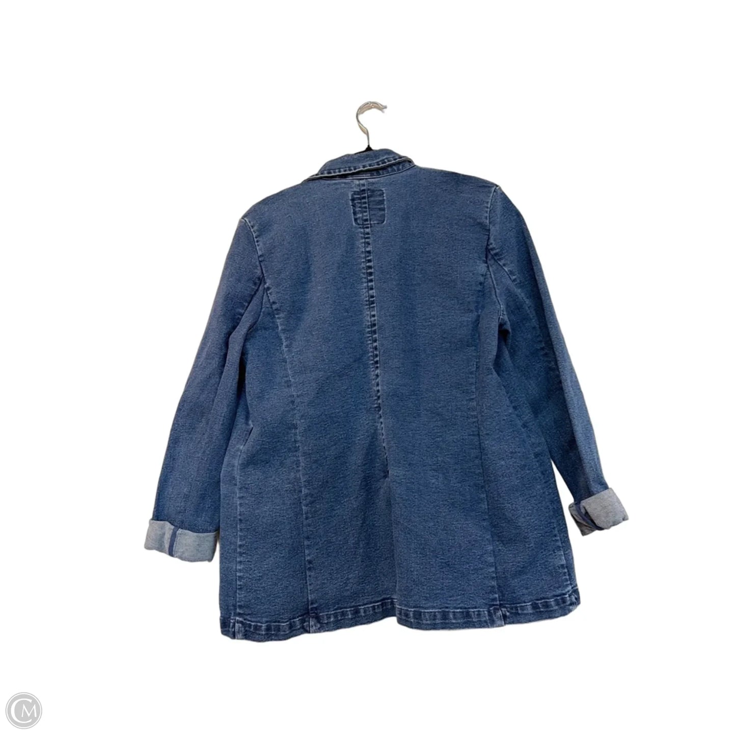 Jacket Denim By Bagatelle In Blue Denim, Size: Xl