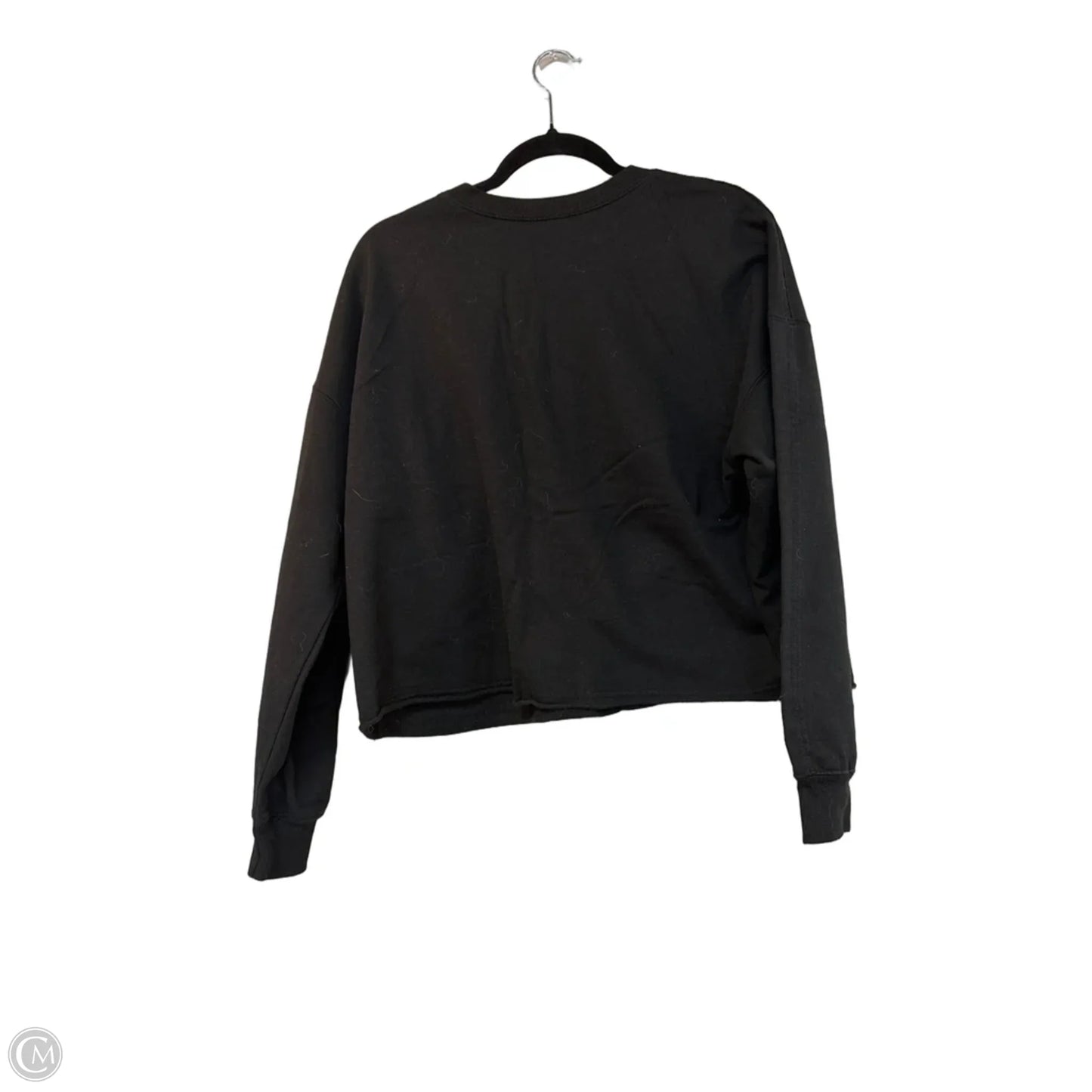 Sweatshirt Crewneck By Clothes Mentor In Black, Size: Xl
