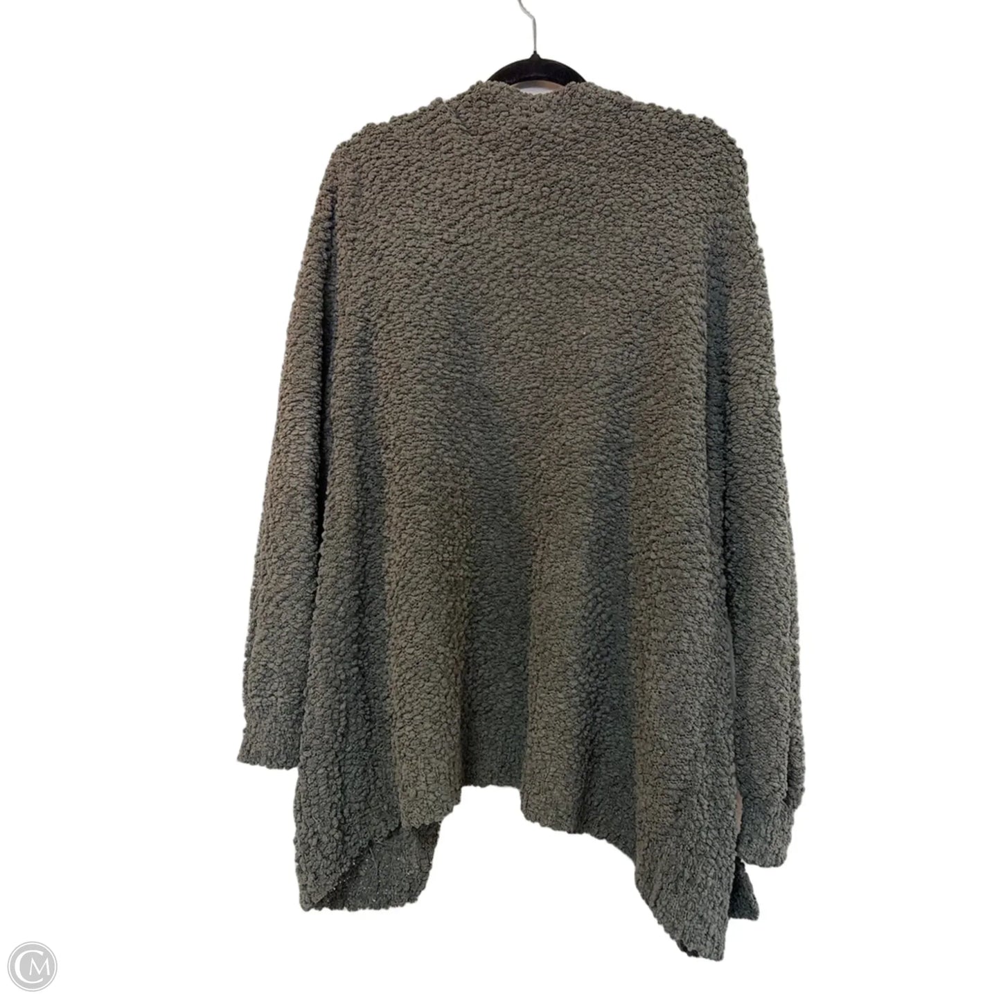 Cardigan By Zenana In Grey, Size: 1x