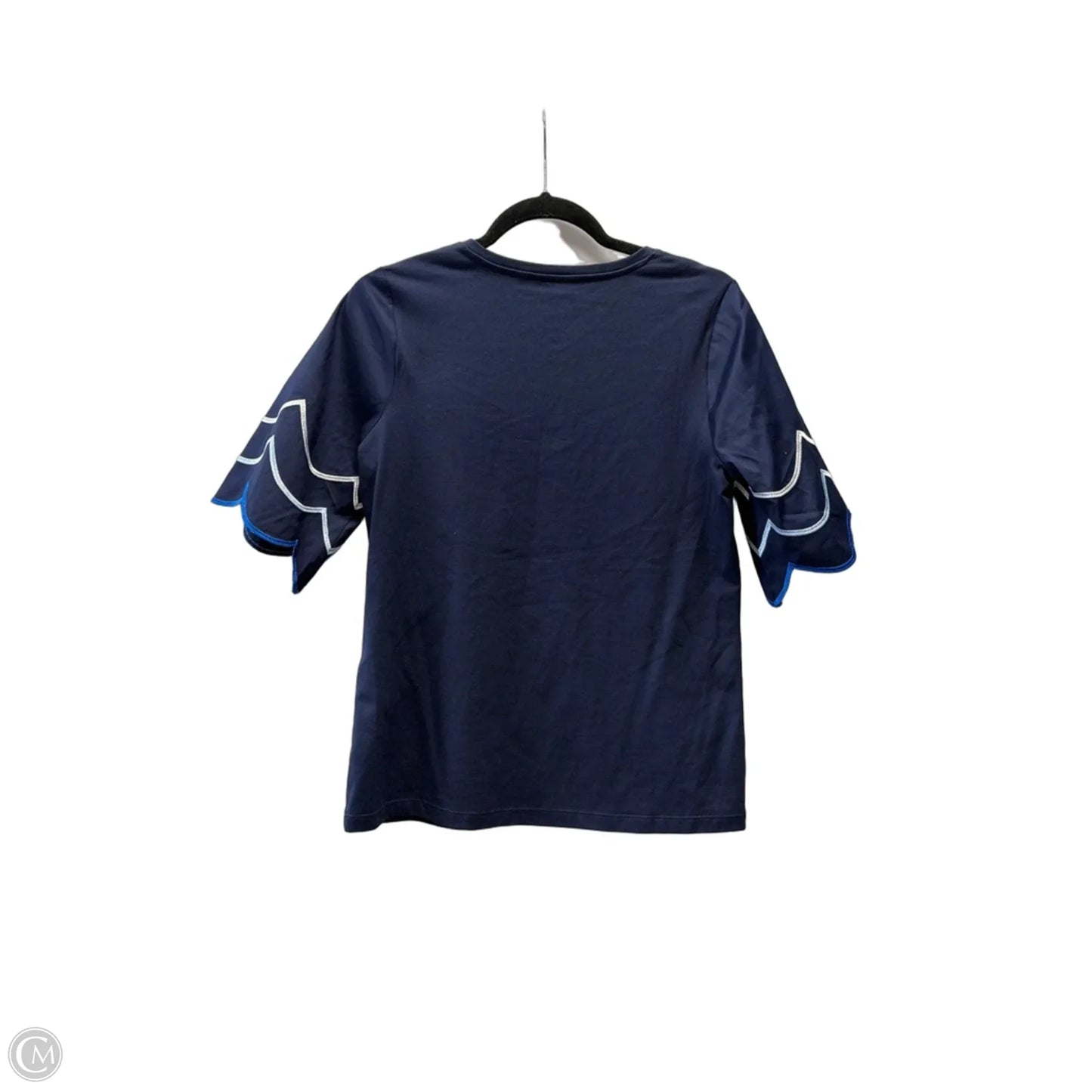 Top Short Sleeve By Chicos In Blue, Size: 0