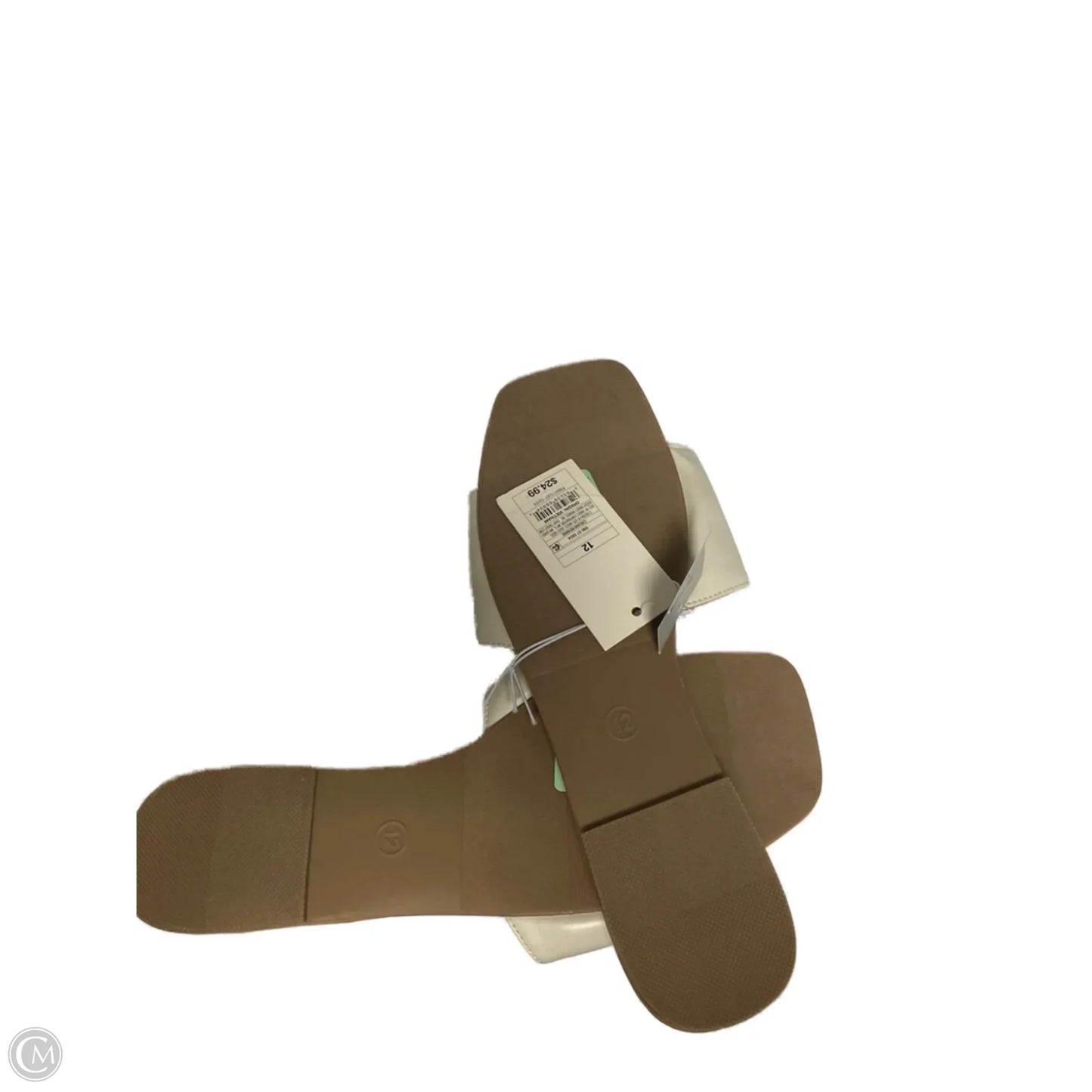 Sandals Flats By A New Day In White, Size: 12