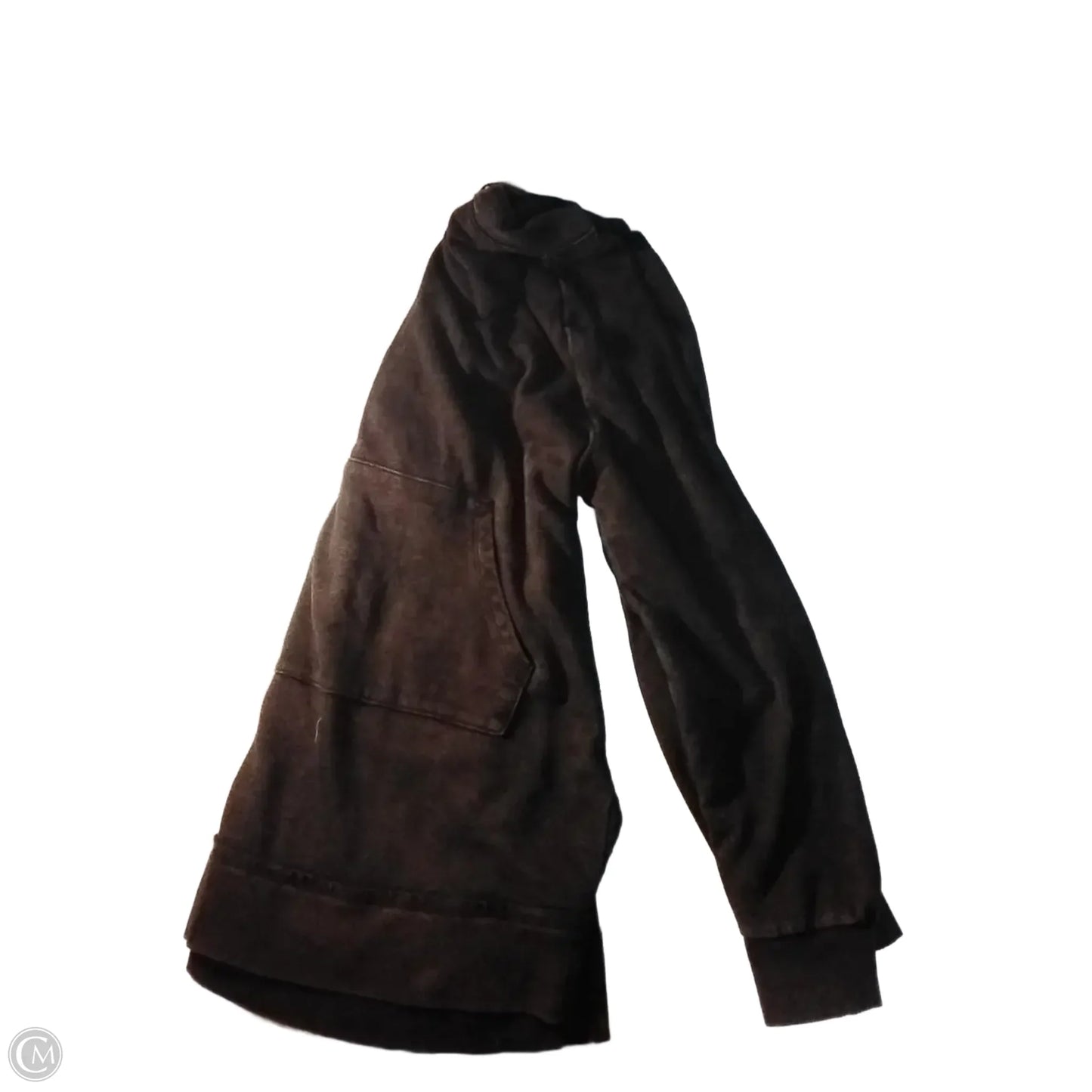 Sweatshirt Hoodie By Colsie In Black, Size: L