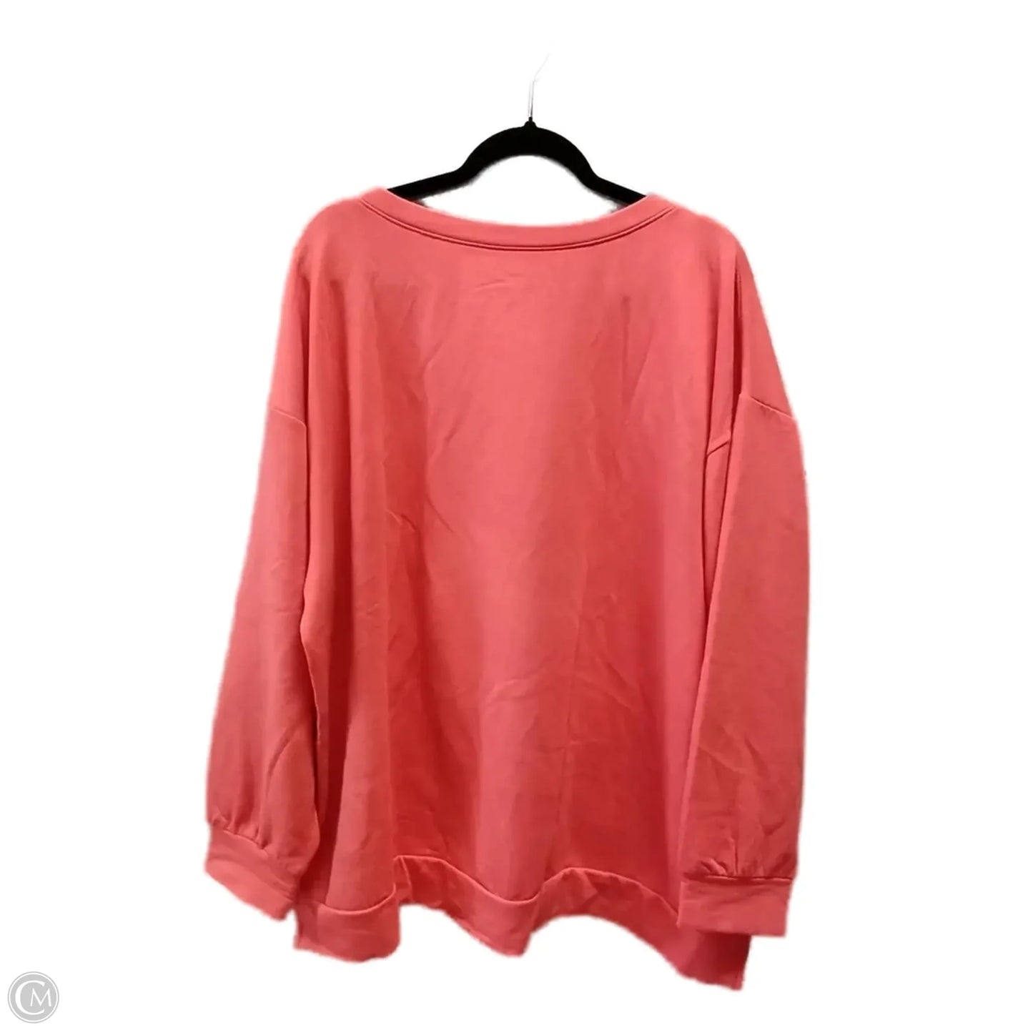 Sweatshirt Crewneck By Clothes Mentor In Orange, Size: 3x