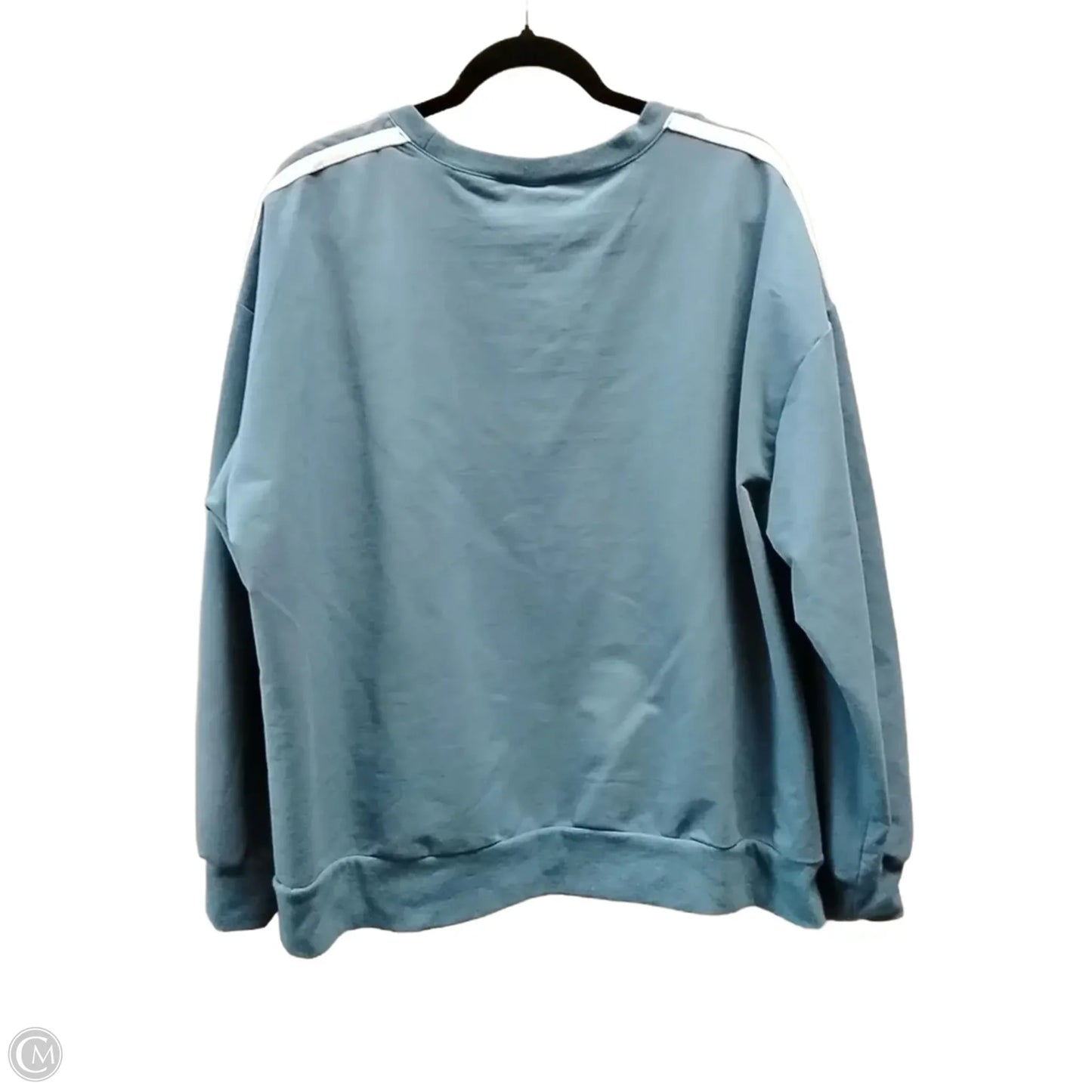 Sweatshirt Crewneck By Clothes Mentor In Blue, Size: Xxl