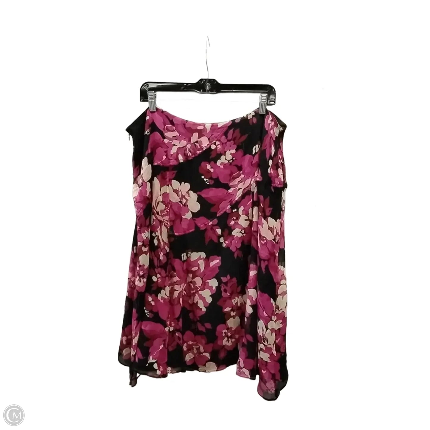 Skirt Midi By Nine West In Floral Print, Size: 20w