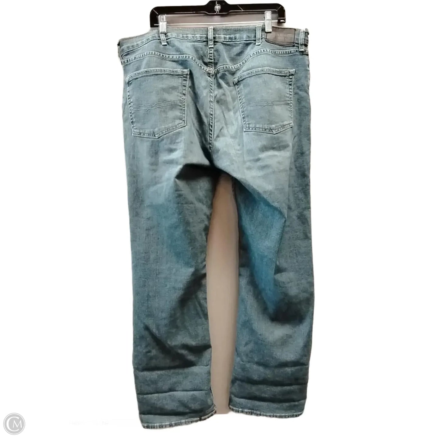 Jeans Straight By Signature Collection In Blue Denim, Size: 10