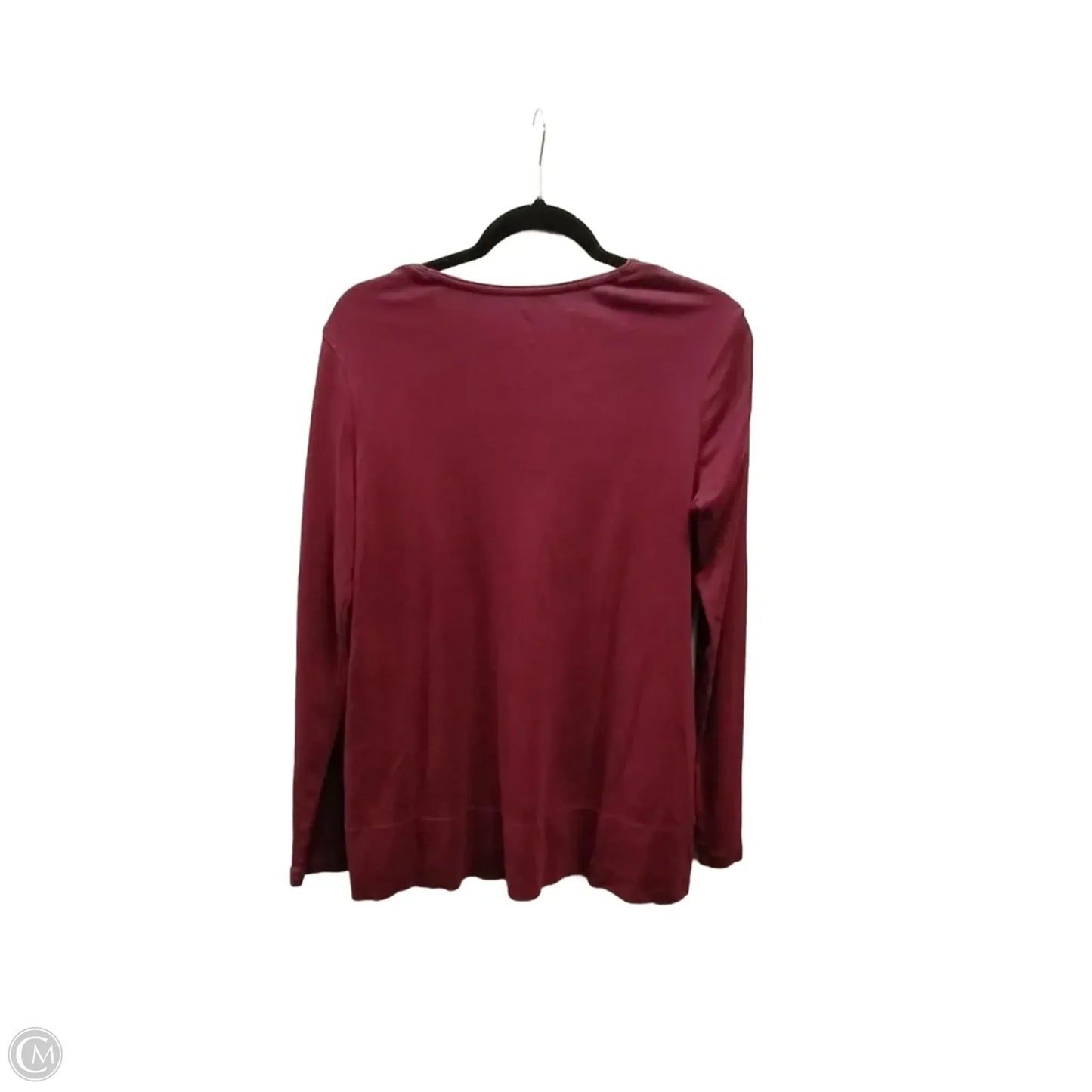 Top Long Sleeve Basic By J. Jill In Red, Size: M