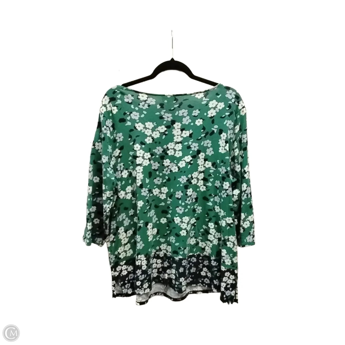 Top Long Sleeve Basic By J. Jill In Green, Size: Xl