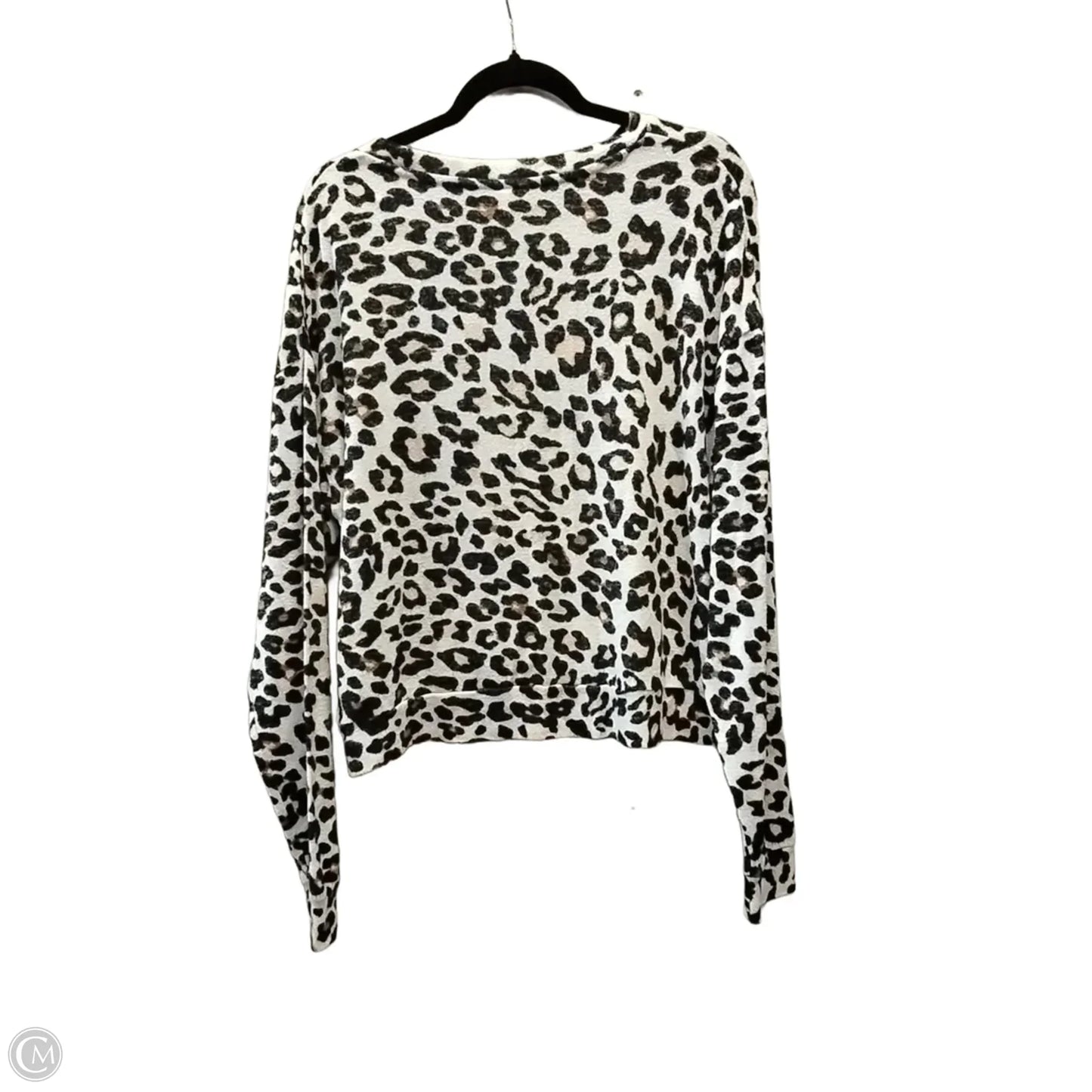 Top Long Sleeve By Clothes Mentor In Animal Print, Size: L