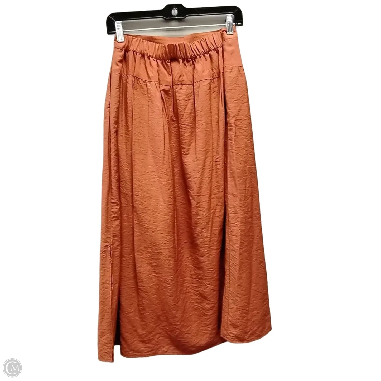 Skirt Midi By A New Day In Orange, Size: M