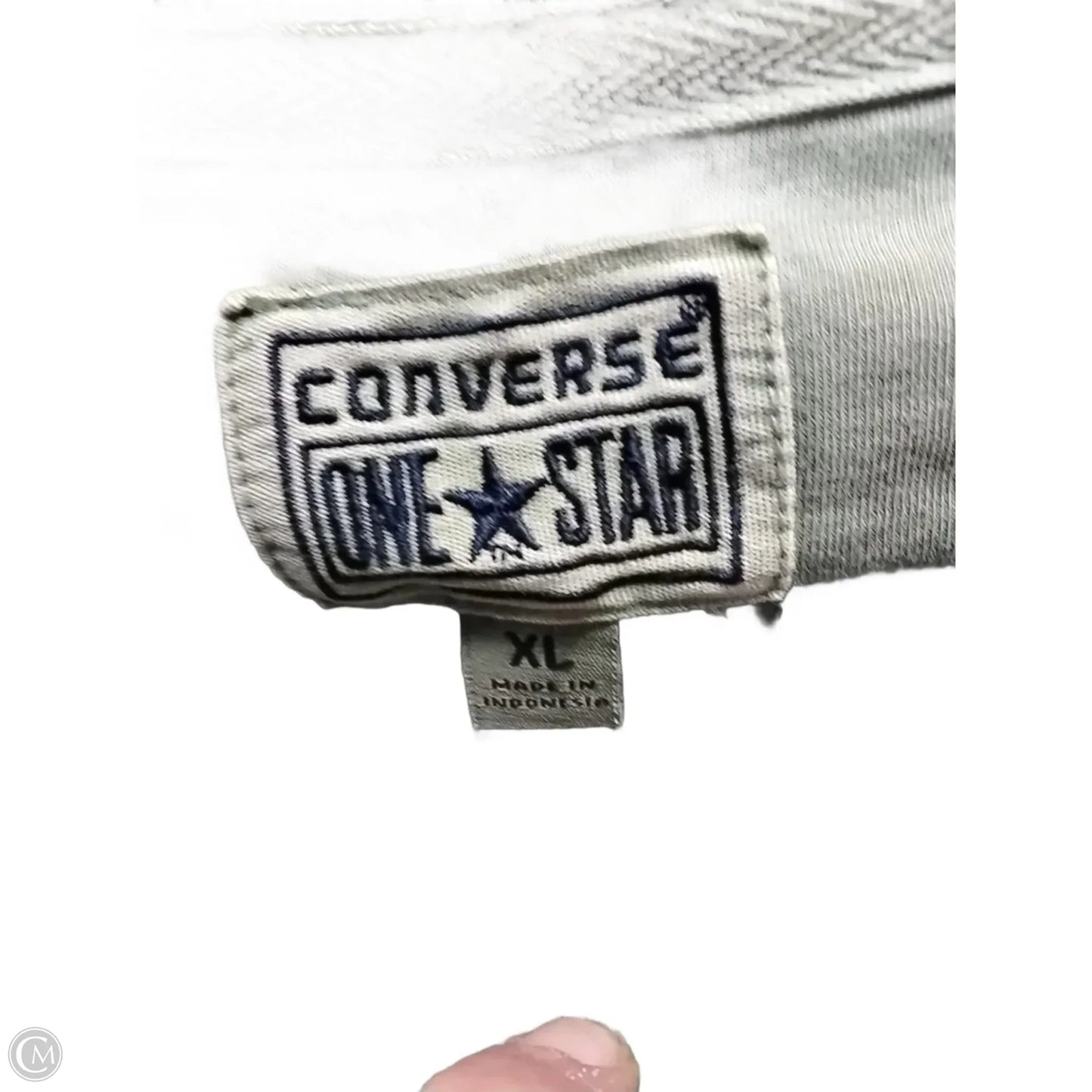 Sweatshirt Collar By Converse In Green, Size: Xl