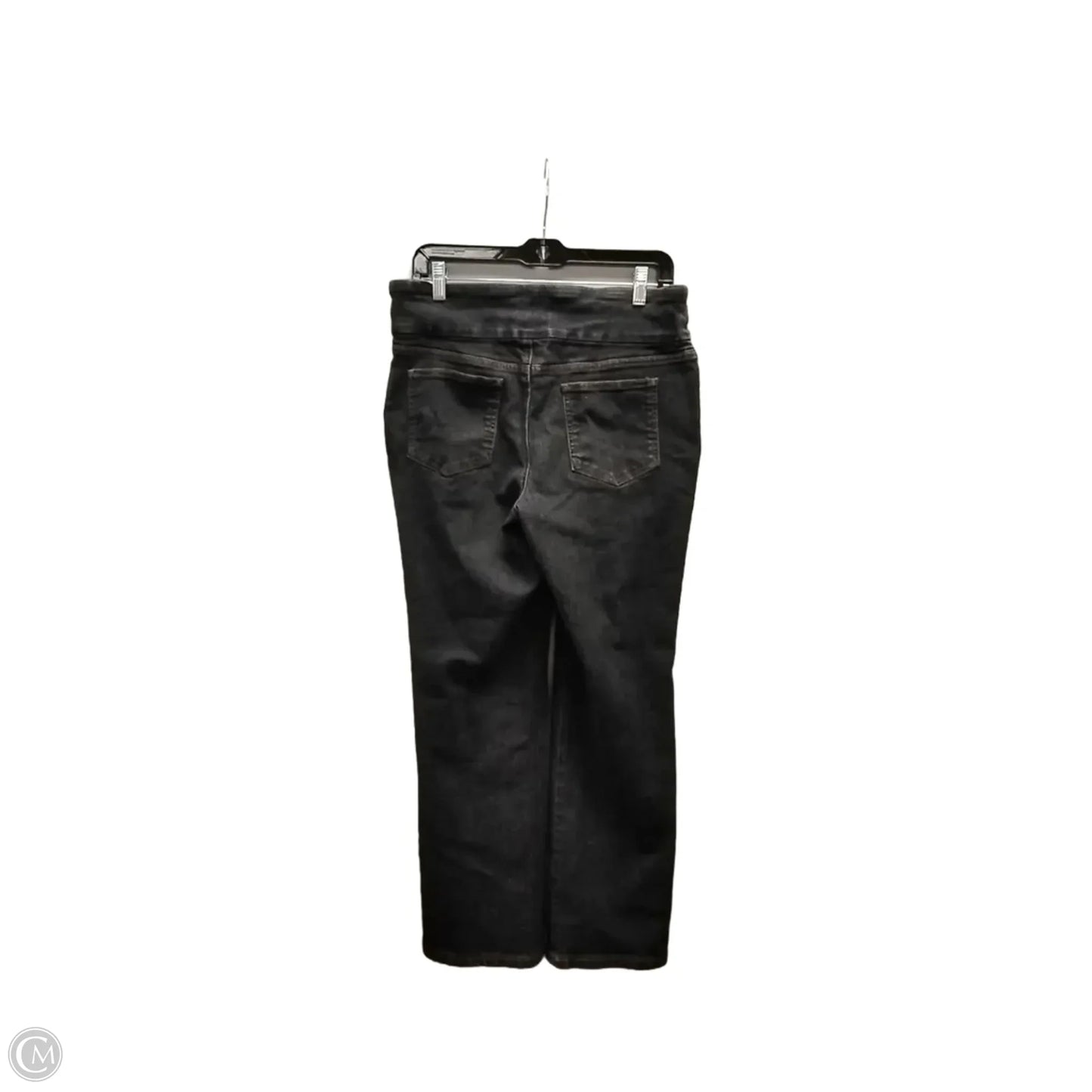 Jeans Straight By D&co. In Black, Size: 12