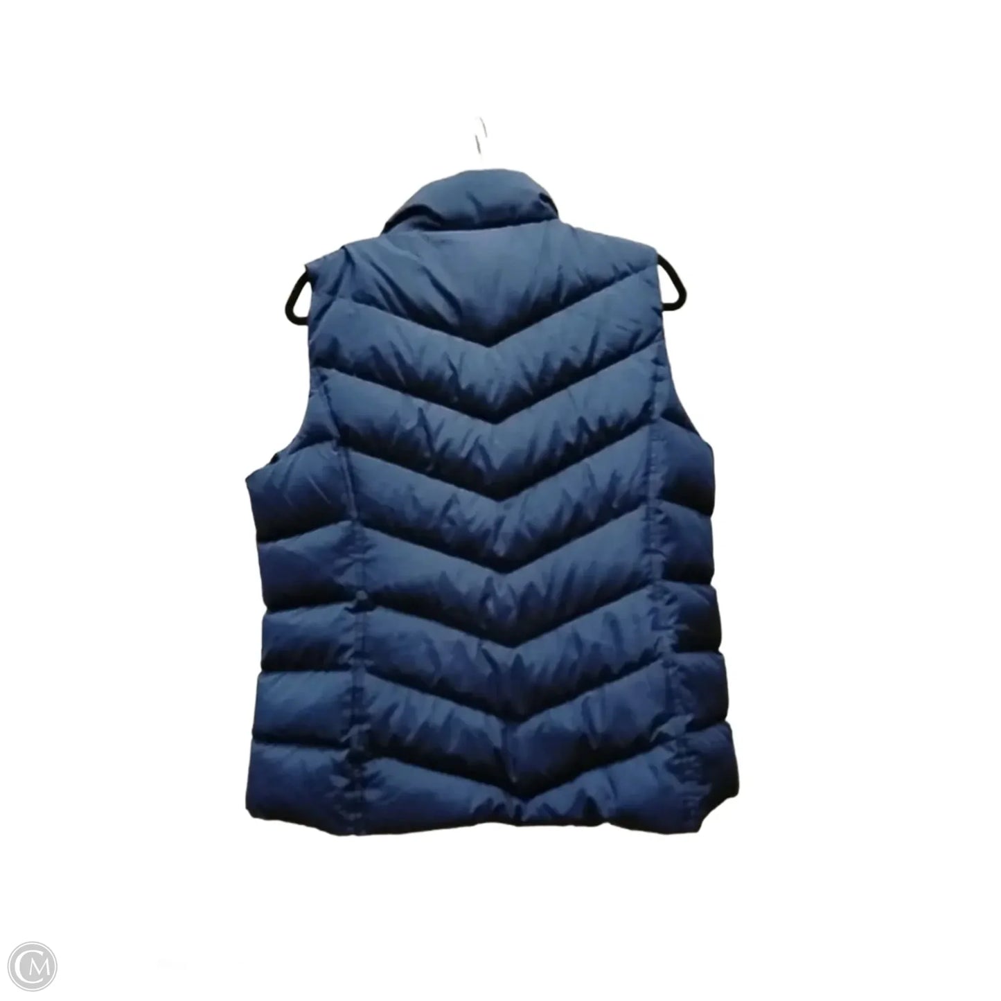 Vest Puffer & Quilted By Lands End In Blue, Size: L