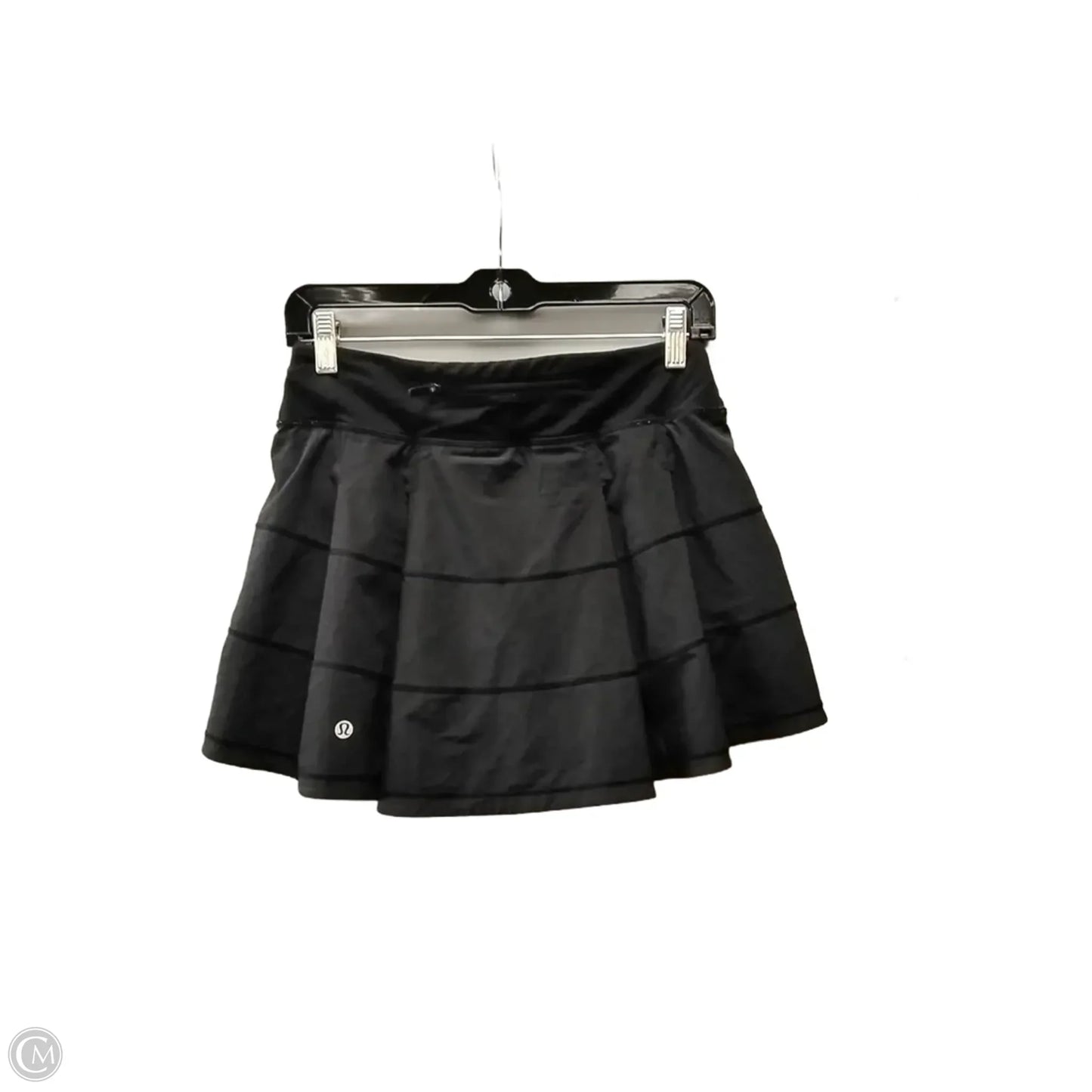 Athletic Skort By Lululemon In Black, Size: 4