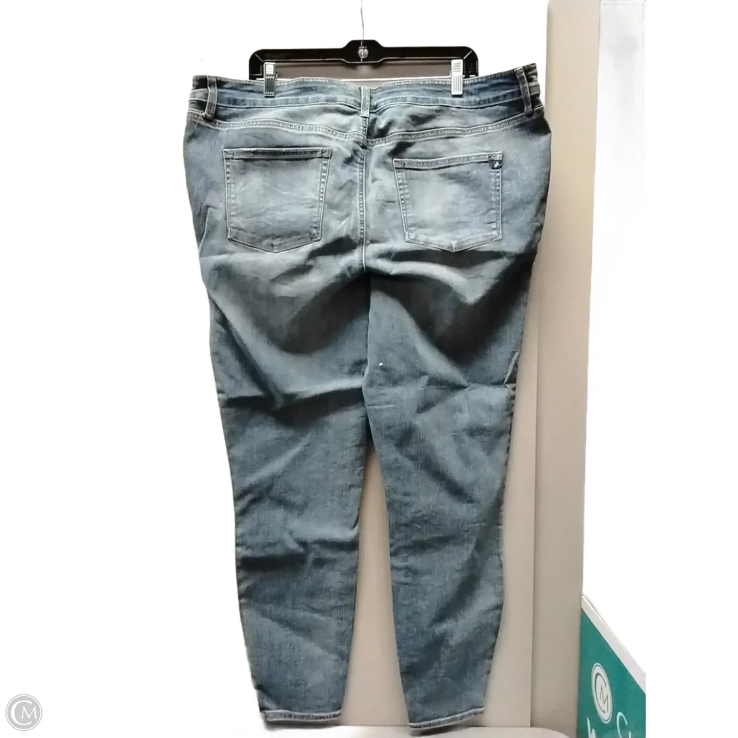 Jeans Skinny By Maurices In Blue Denim, Size: Xl