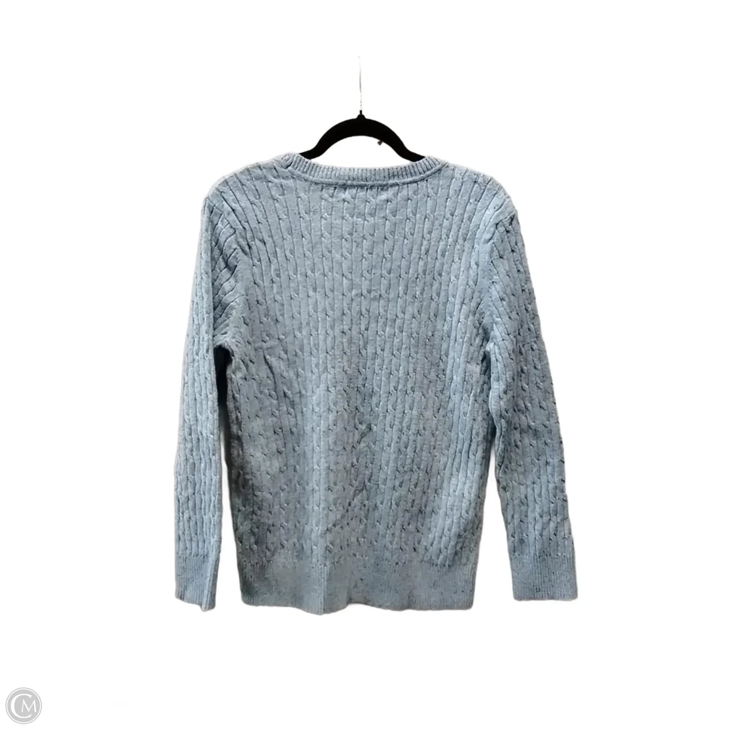 Sweater By Karen Scott In Blue, Size: Xxl