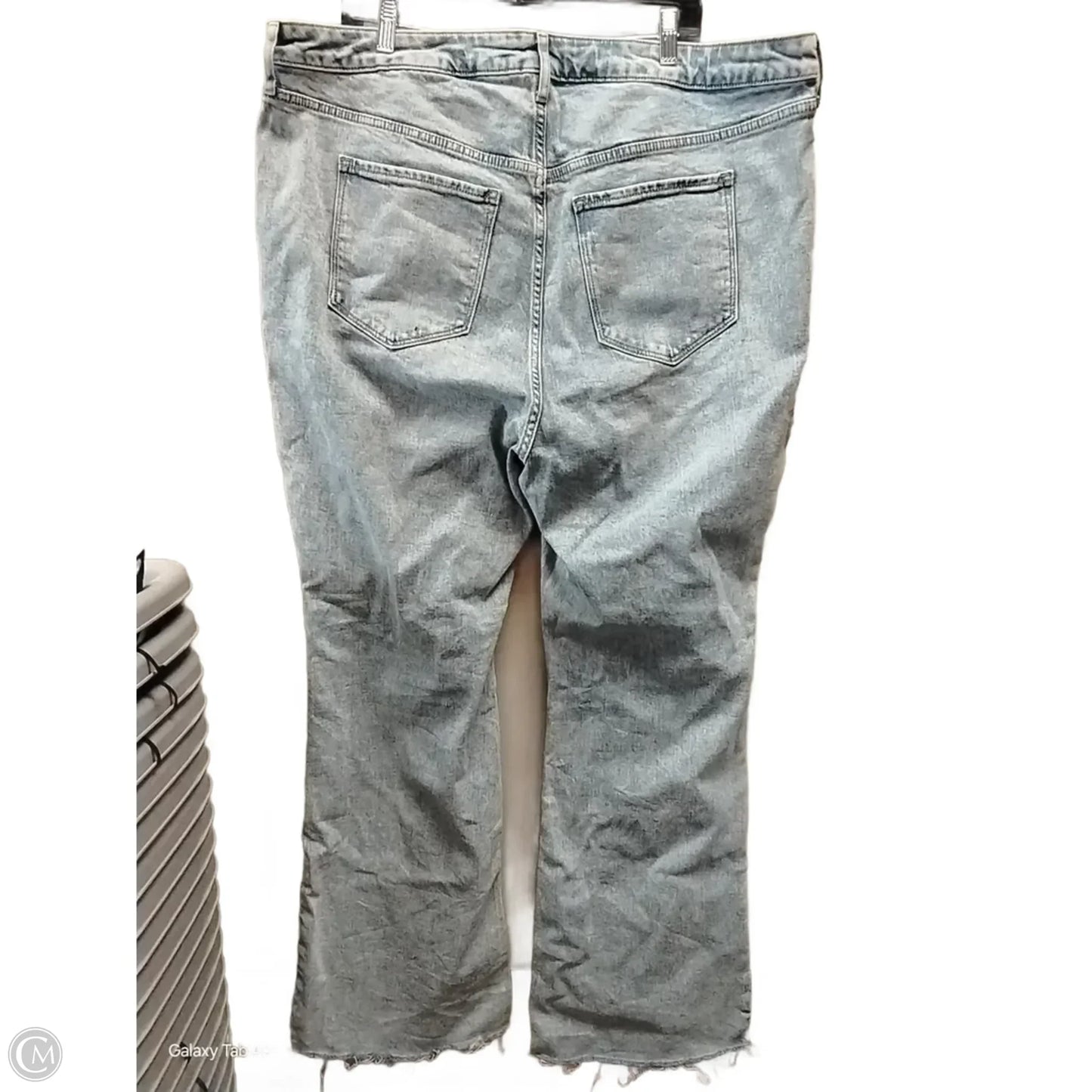 Jeans Flared By Old Navy In Blue Denim, Size: 22