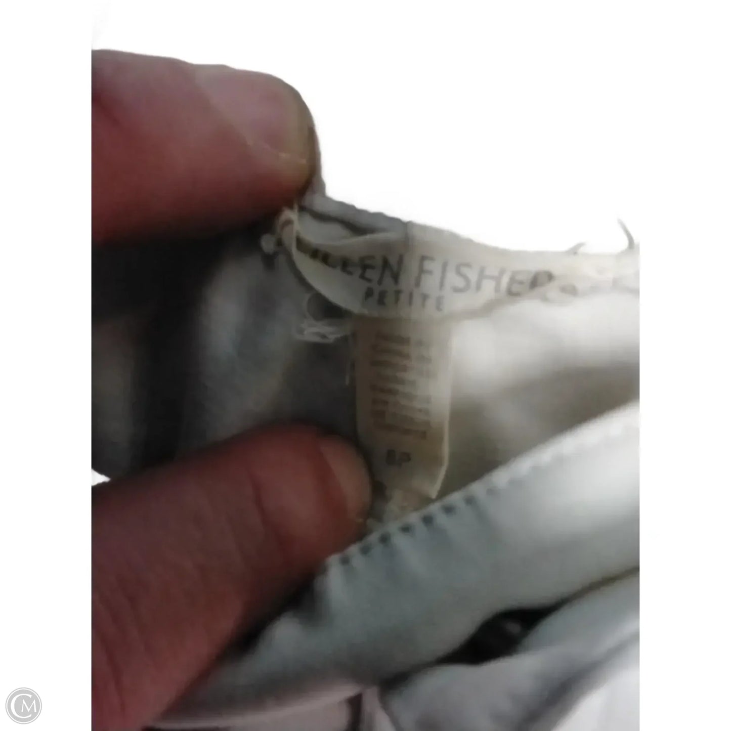 Pants Cropped By Eileen Fisher In White, Size: 8p