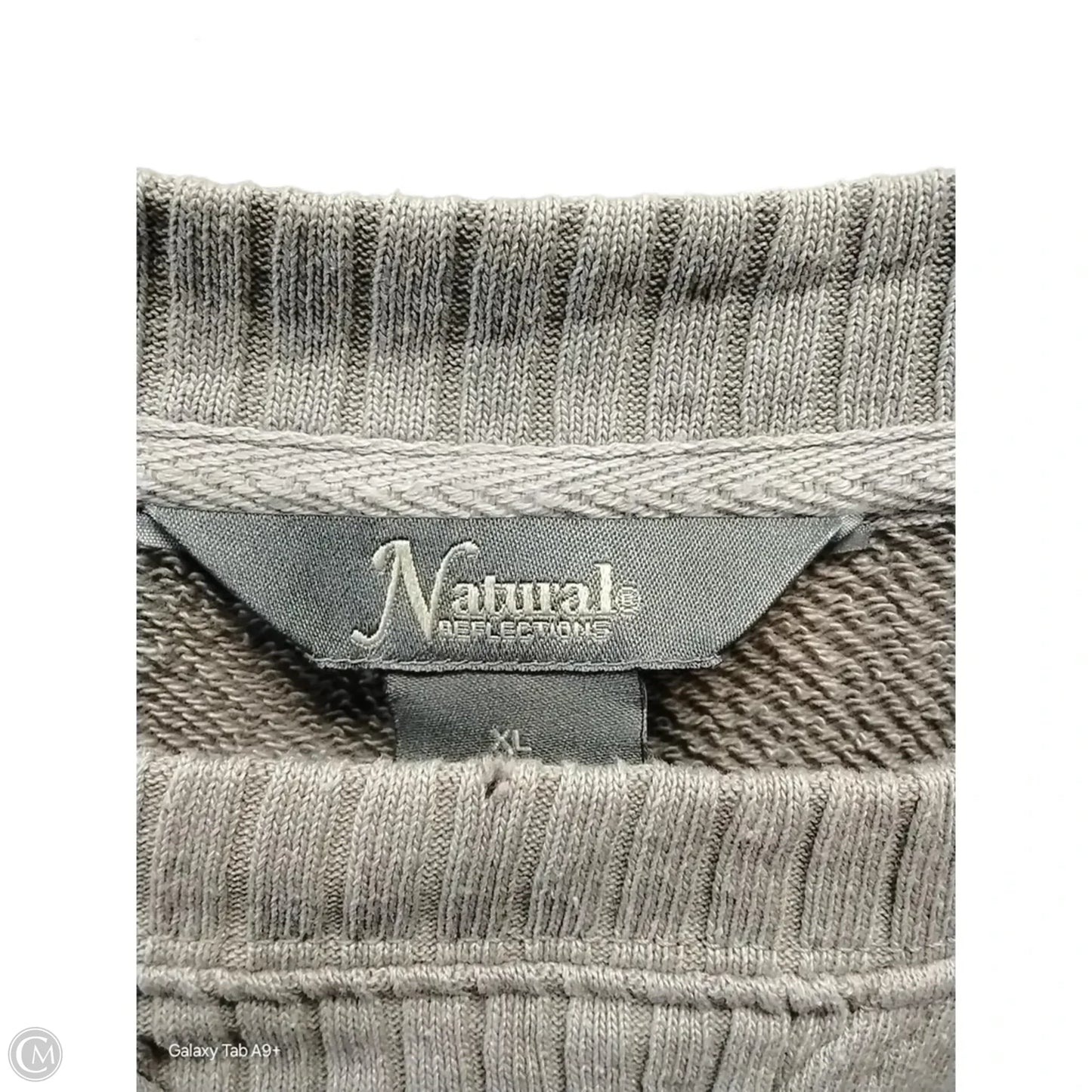 Sweatshirt Crewneck By Natural Reflections In Brown, Size: Xl