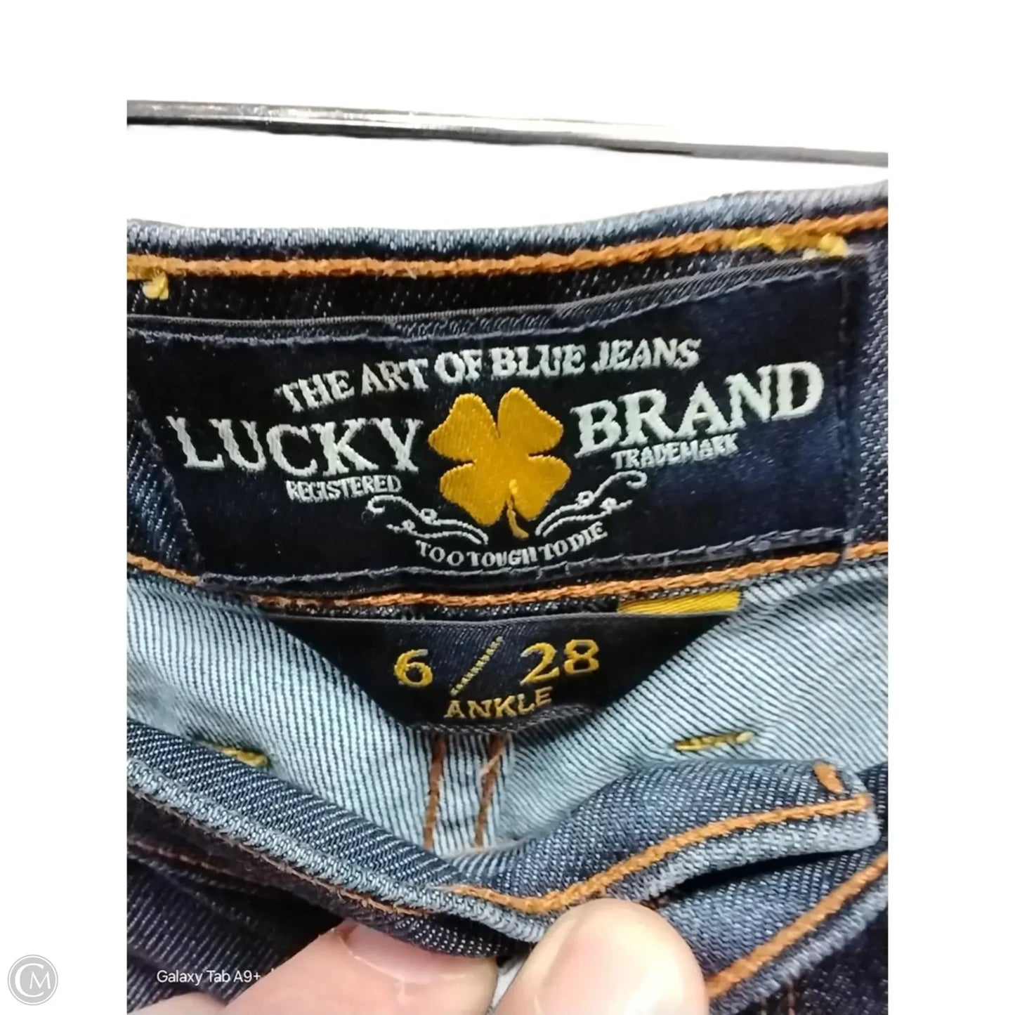 Jeans Boot Cut By Lucky Brand In Blue Denim, Size: 6