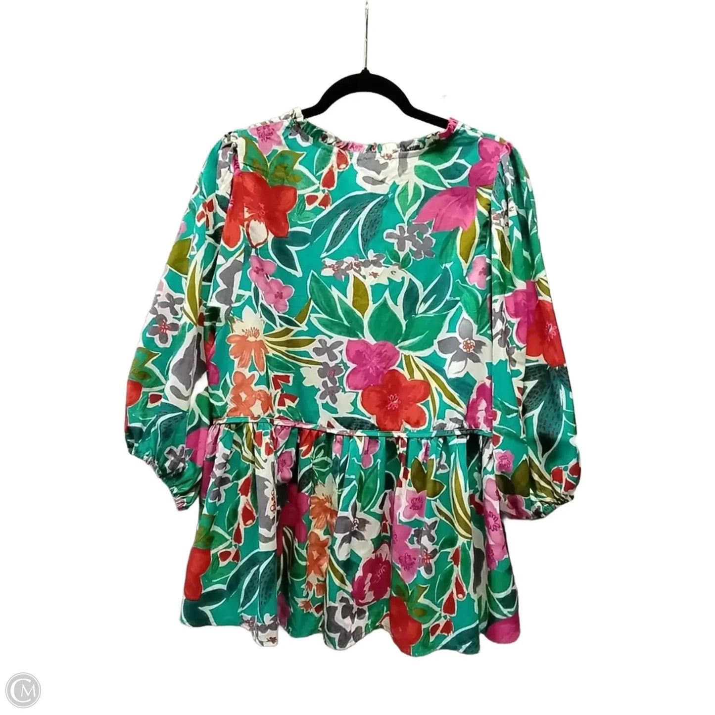 Top Long Sleeve By Umgee In Floral Print, Size: L