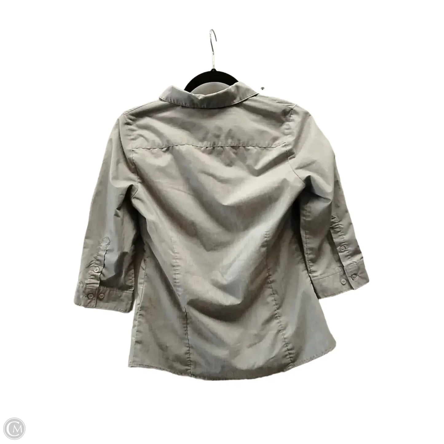 Top 3/4 Sleeve By Clothes Mentor In Grey, Size: S