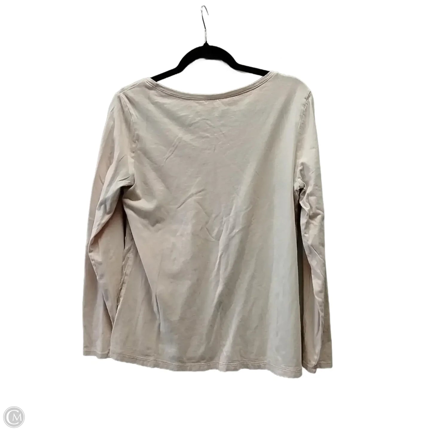 Top Long Sleeve By Loft In Pink, Size: L
