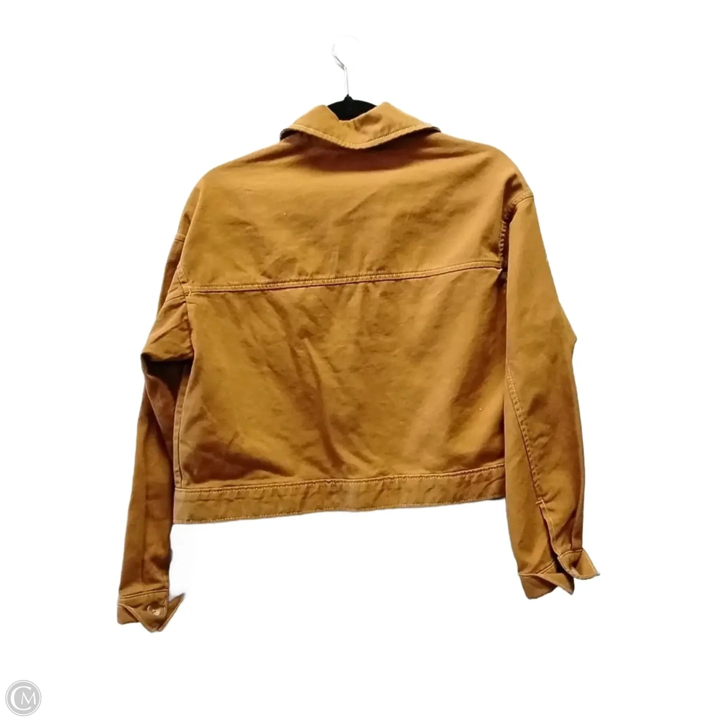 Jacket Denim By Old Navy In Orange, Size: S
