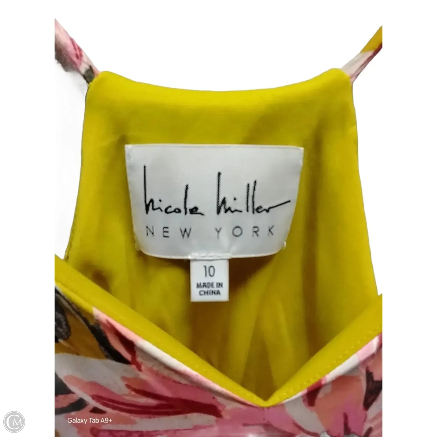 Dress Casual Maxi By Nicole Miller In Floral Print, Size: 10