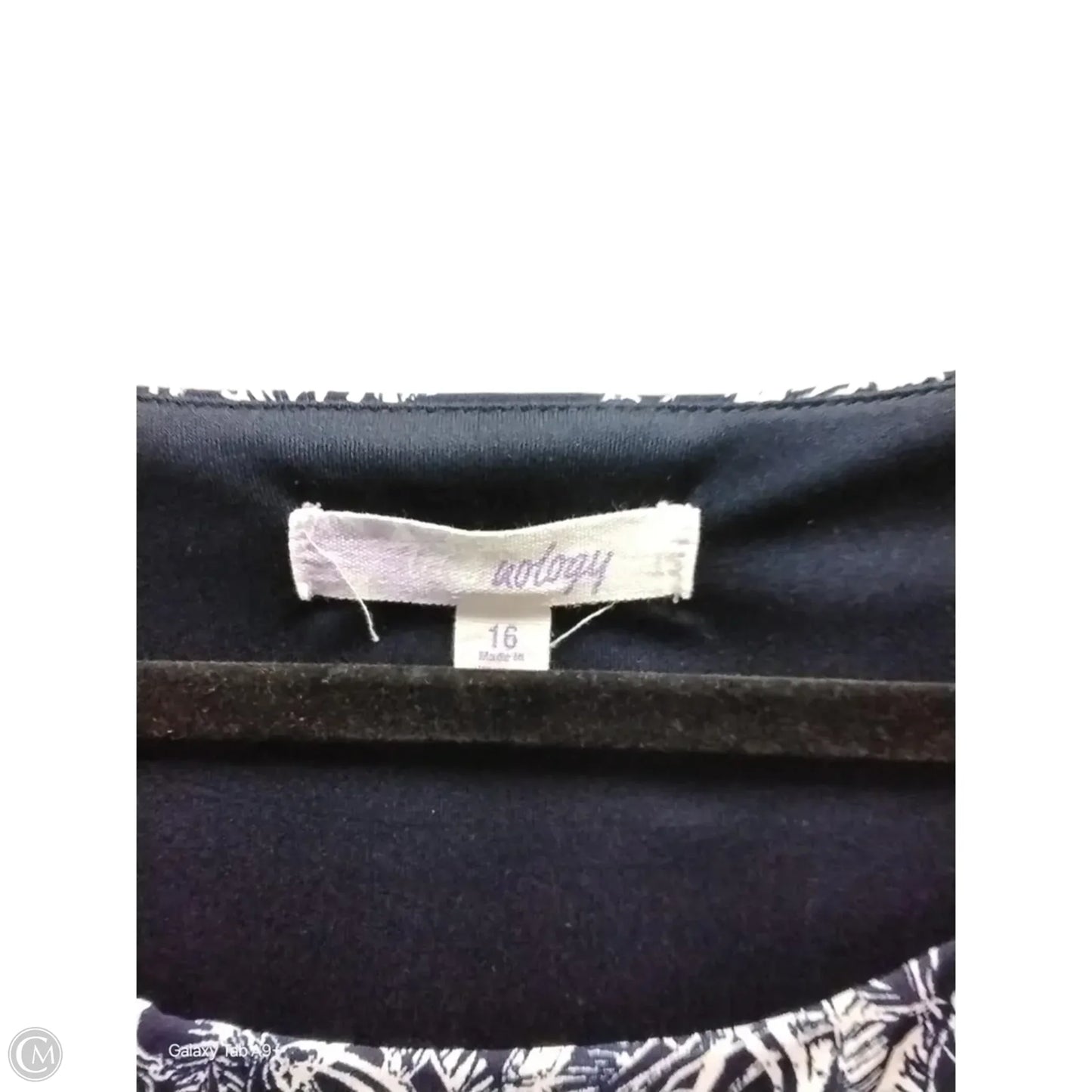 Dress Casual Midi By Clothes Mentor In Paisley Print, Size: 16