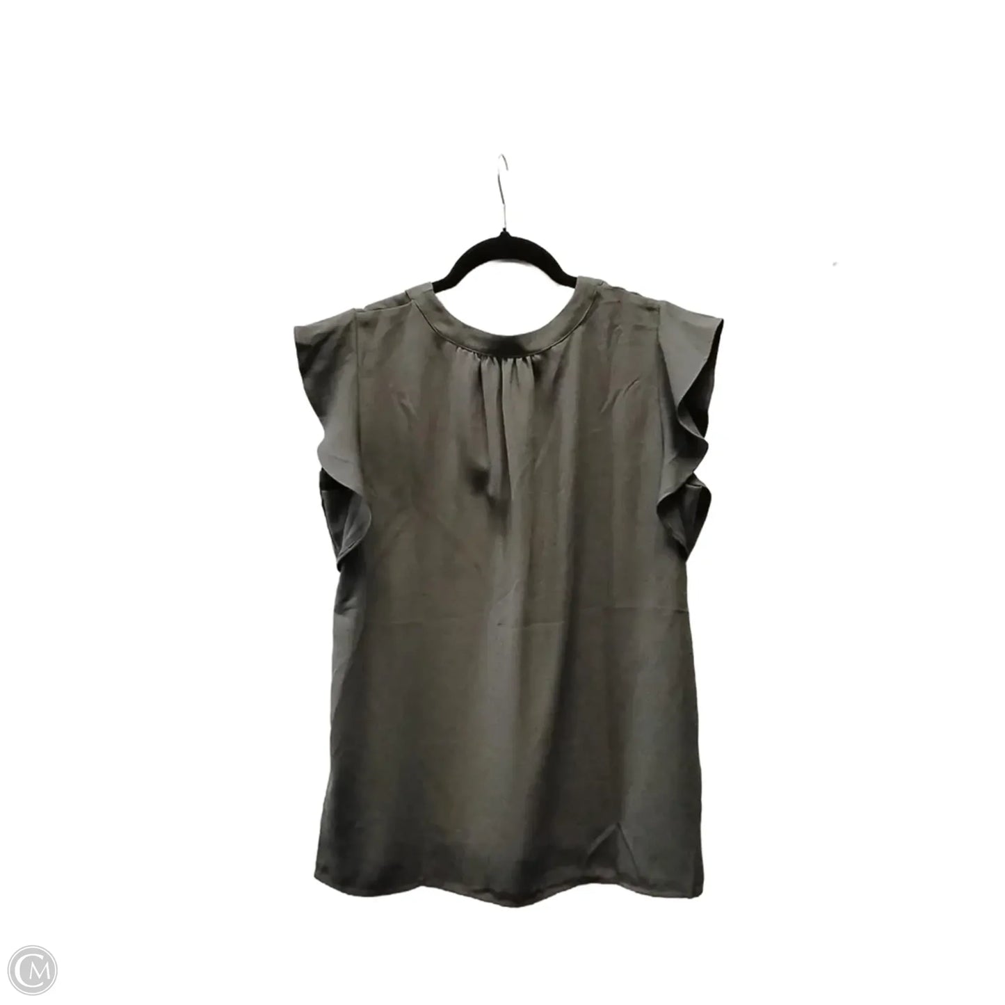 Blouse Short Sleeve By Halogen In Green, Size: S