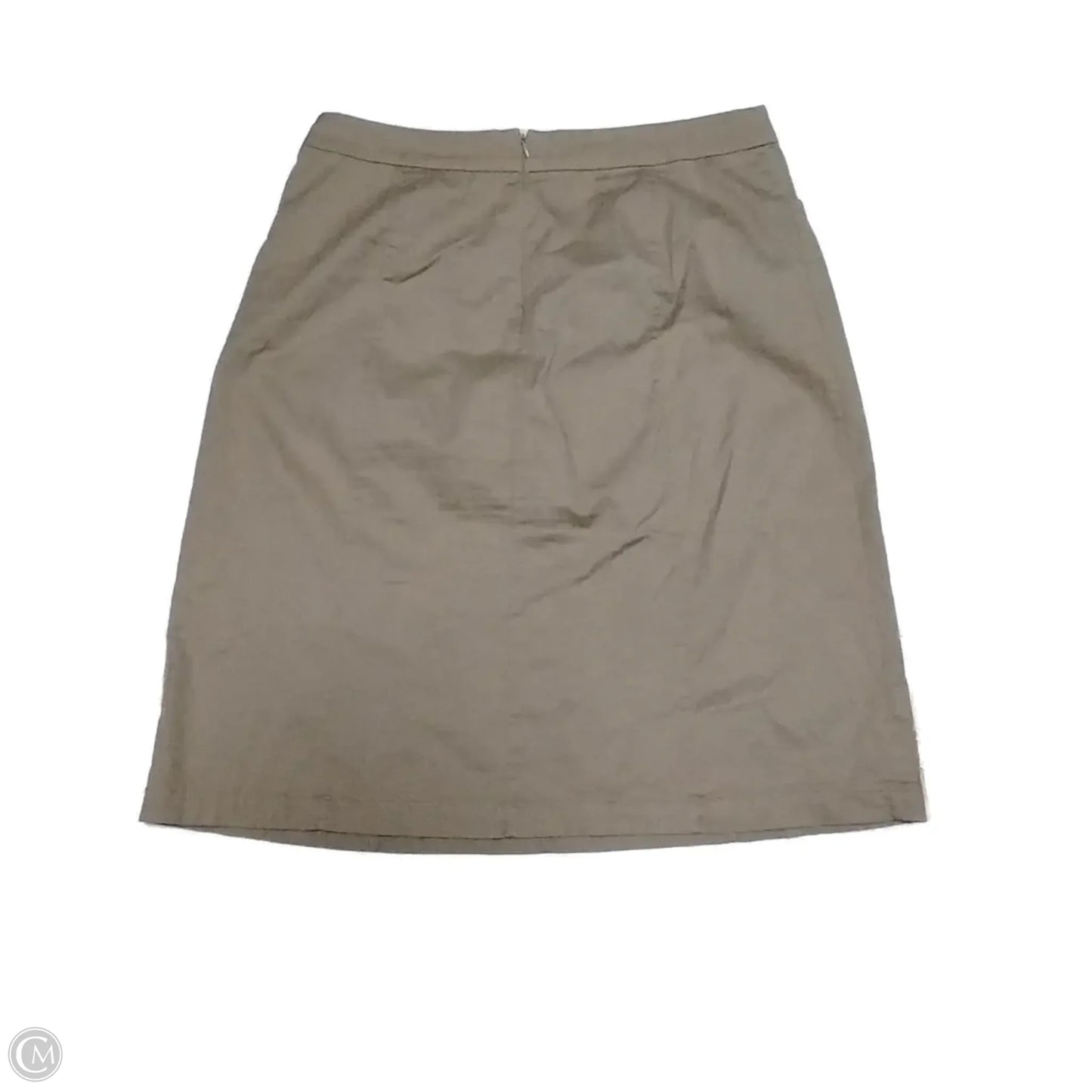 Skirt Midi By Christopher And Banks In Tan, Size: 14