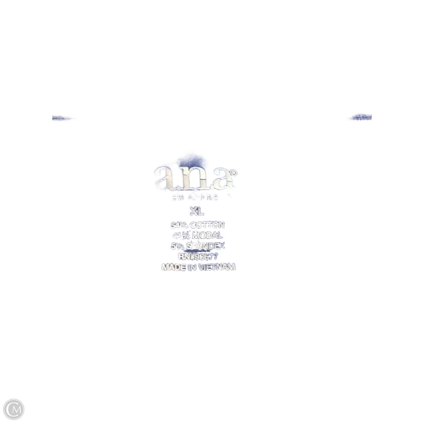 Tank Top By Ana In Blue, Size: Xl