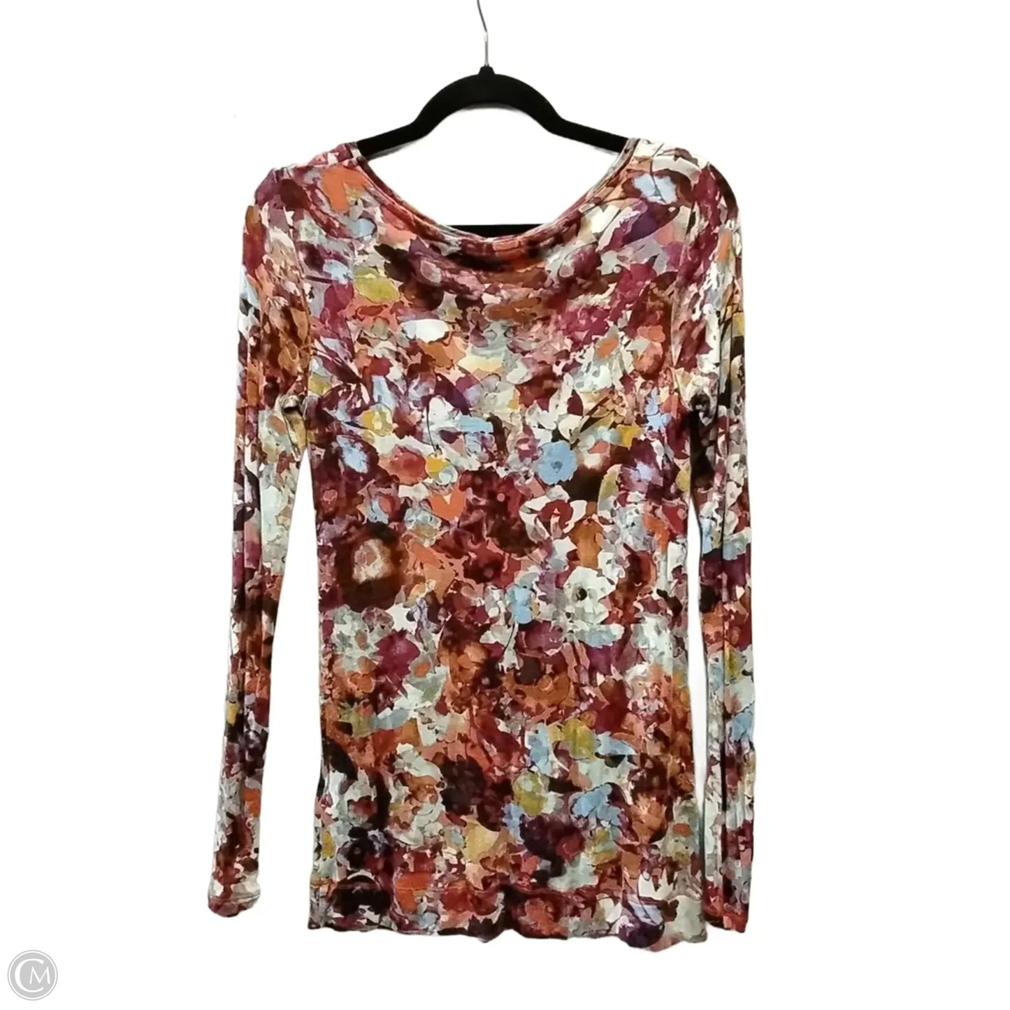 Top Long Sleeve By Simply Vera In Multi-colored, Size: Xs
