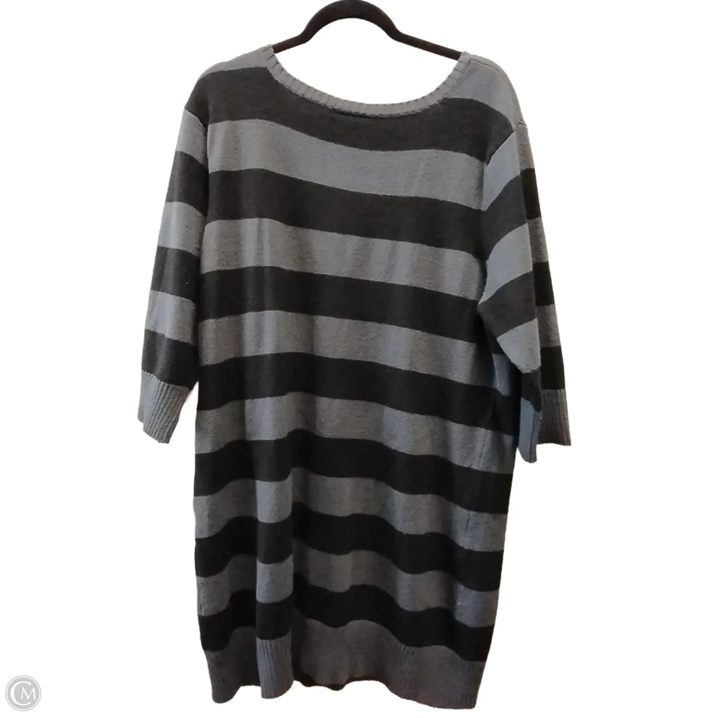 Sweater By Bobbie Brooks In Striped Pattern, Size: 3x