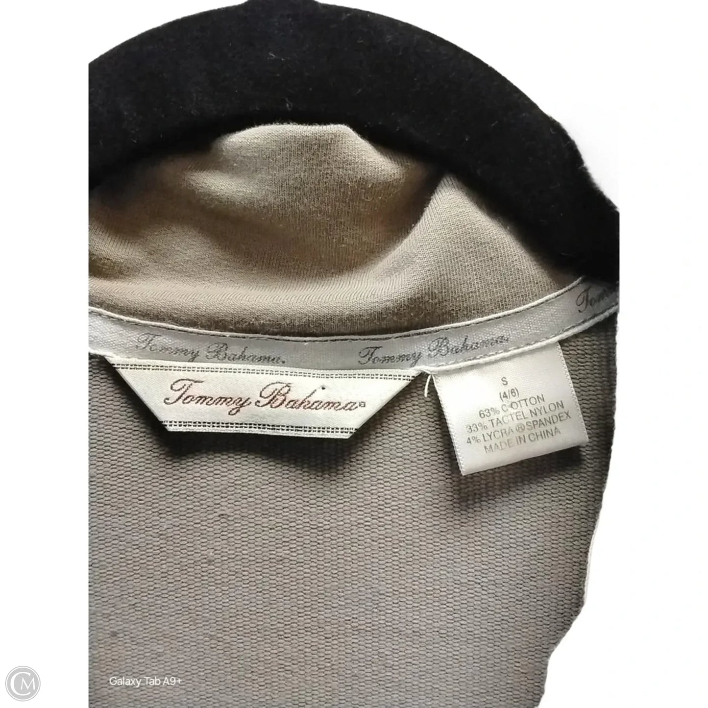 Jacket Shirt By Tommy Bahama In Tan, Size: S