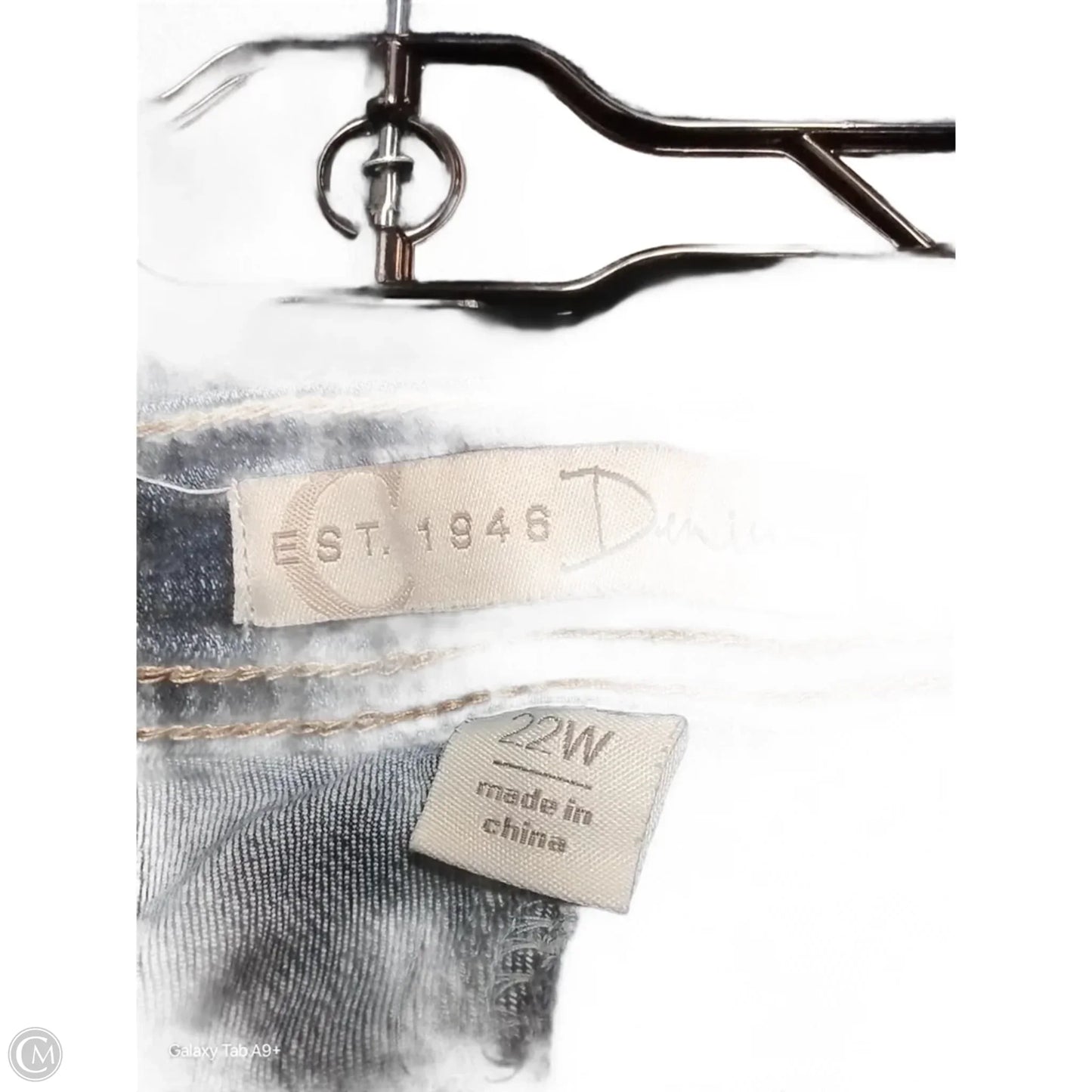 Jeans Skinny By Cato In Blue Denim, Size: 22w