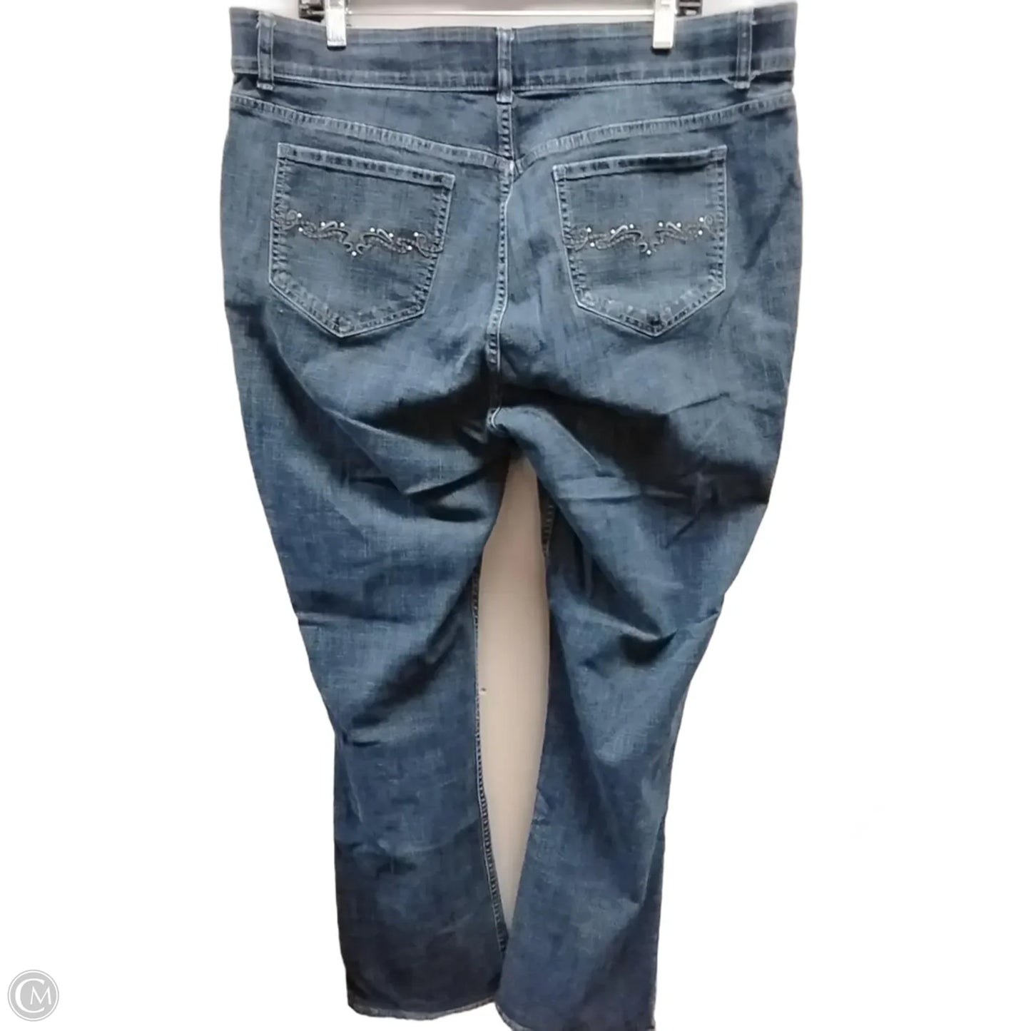 Jeans Boot Cut By Riders In Blue Denim, Size: 20