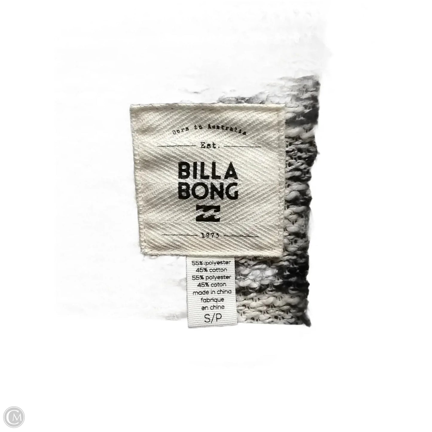 Cardigan By Billabong In Black & White, Size: S
