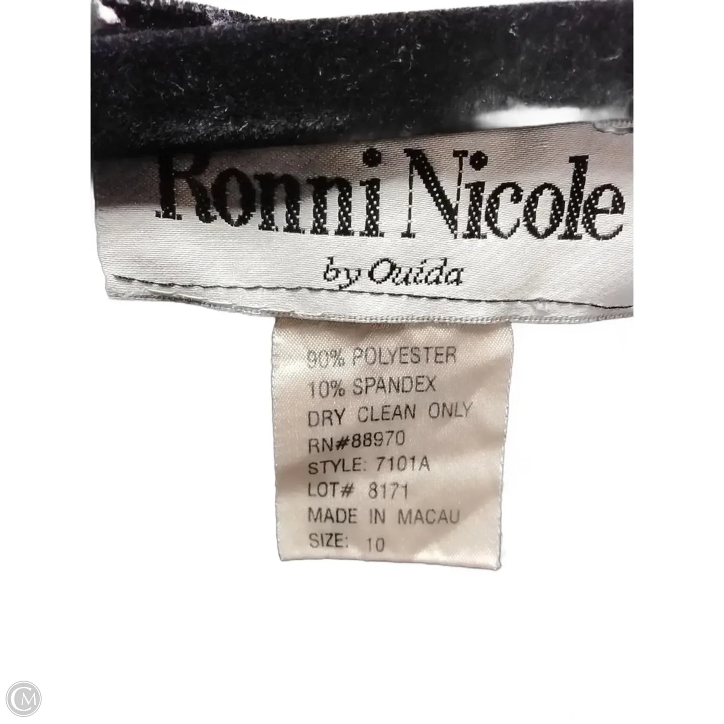 Dress Casual Maxi By Ronnie Nicole In Black, Size: 10