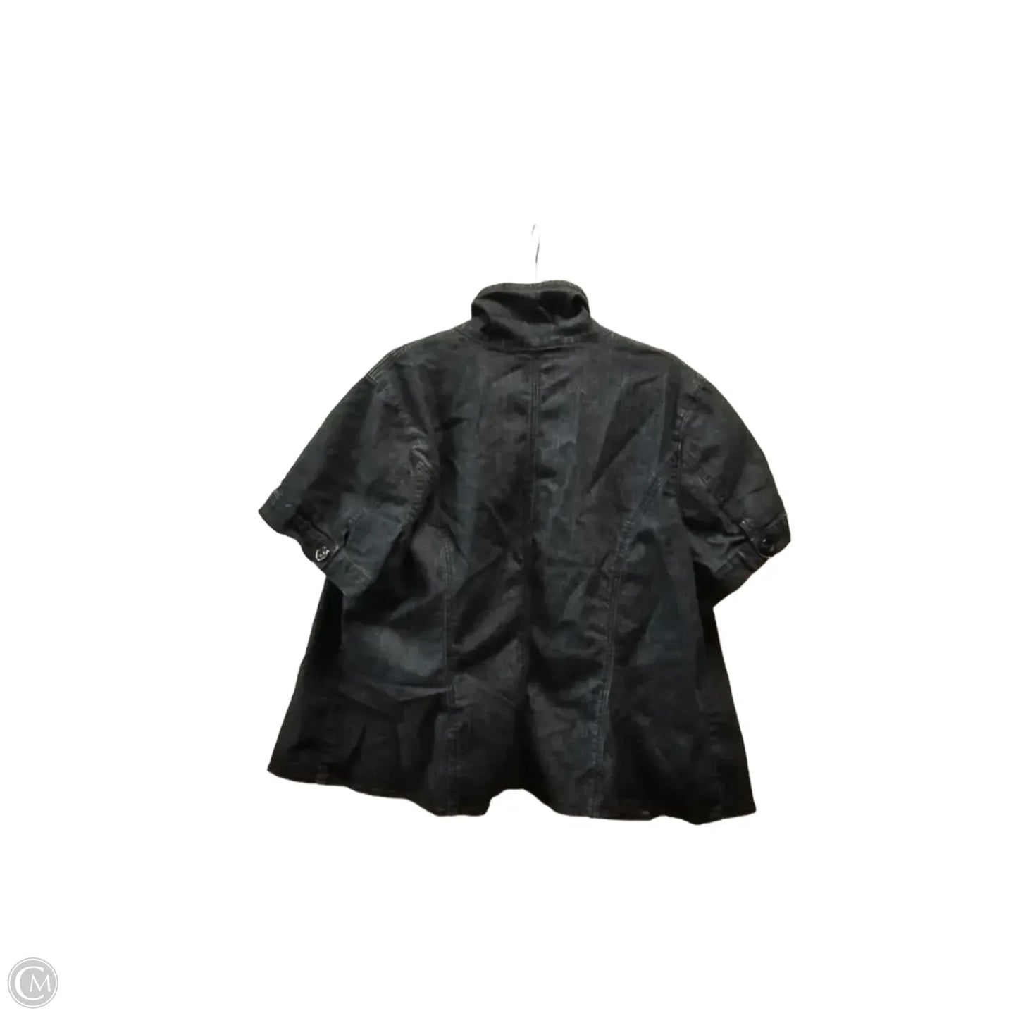 Top Short Sleeve By Westport In Blue Denim, Size: 20