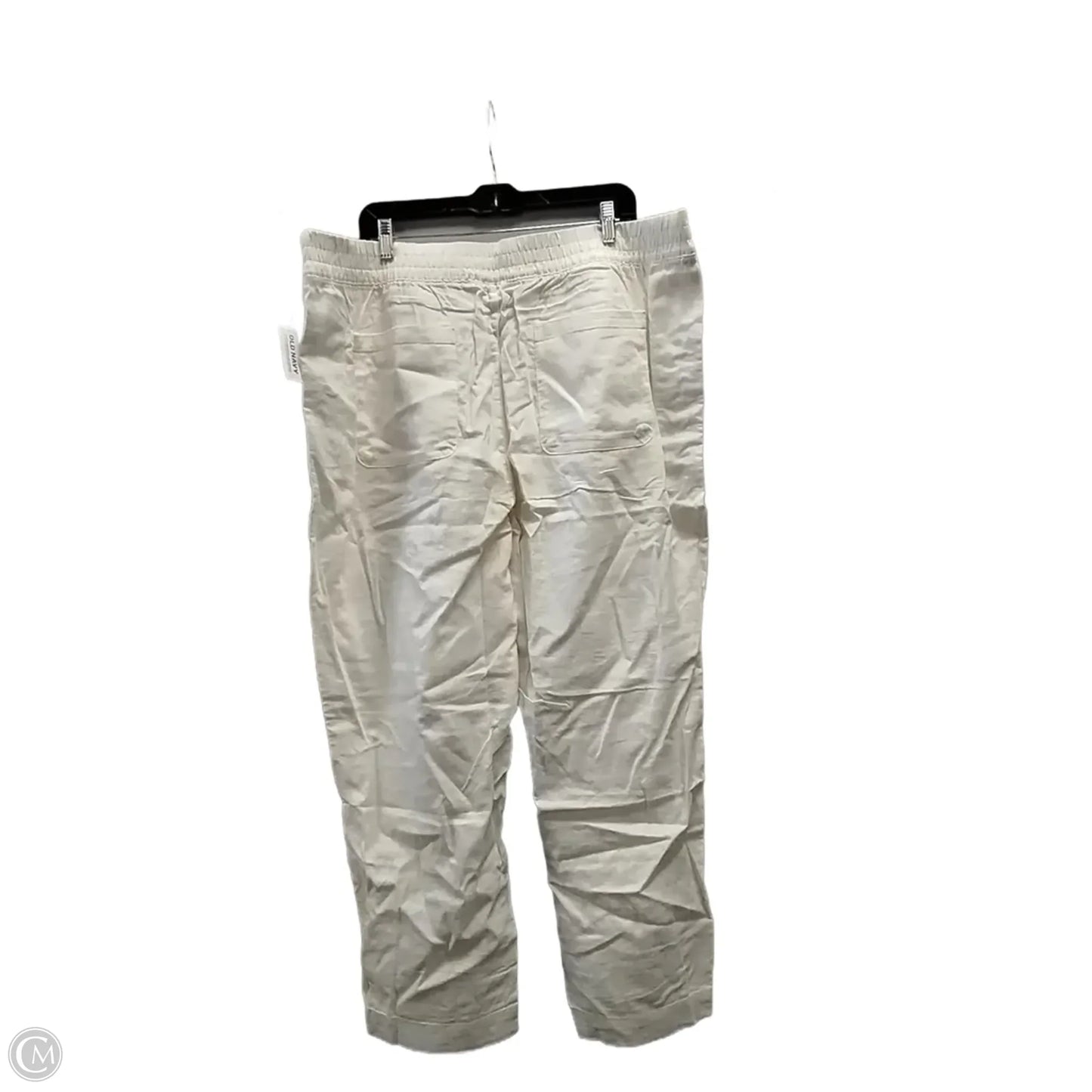 Pants Linen By Old Navy In White, Size: Xxl