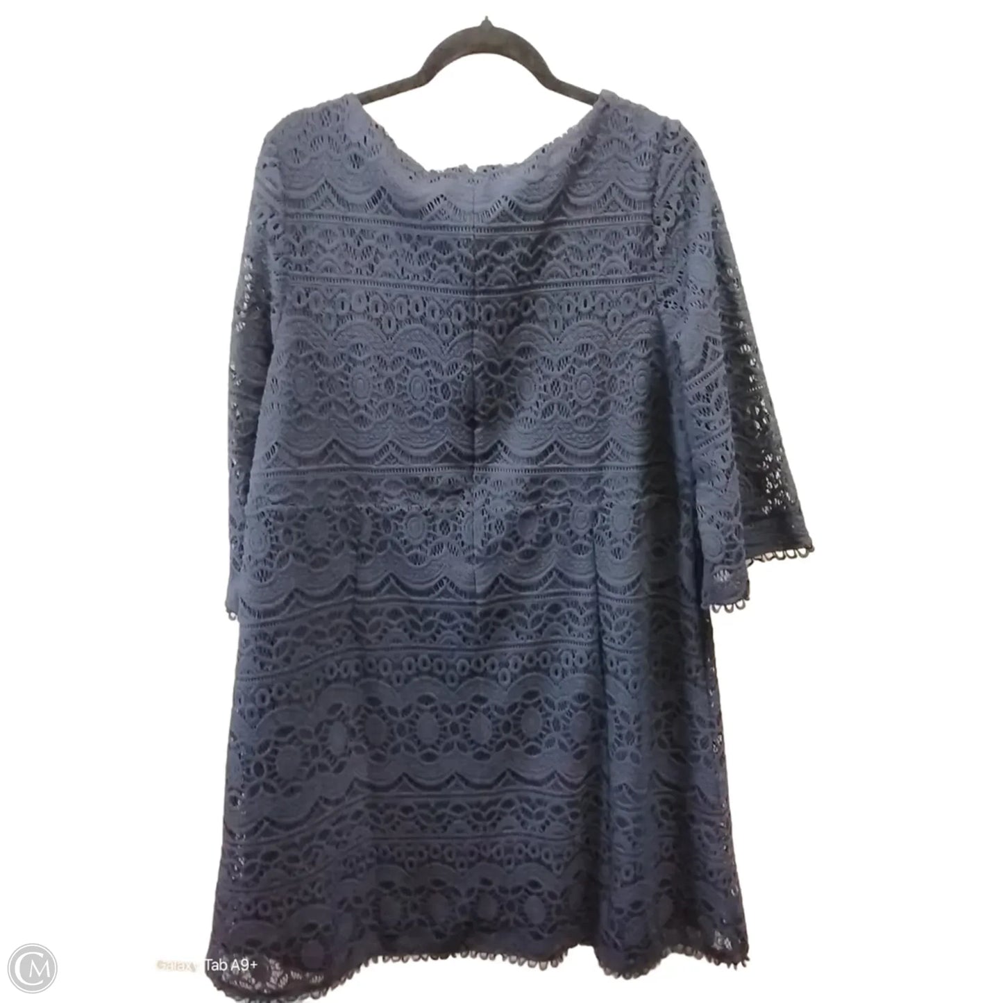 Dress Casual Midi By Chicos In Navy, Size: 3