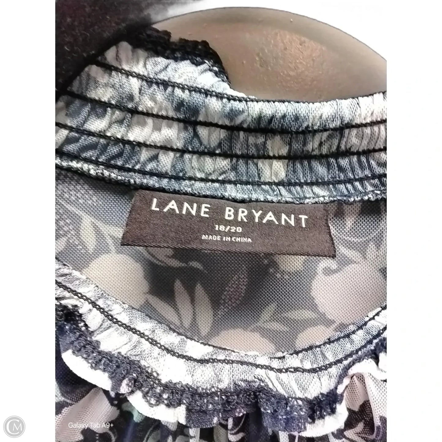 Blouse Long Sleeve By Lane Bryant In Floral Print, Size: 18