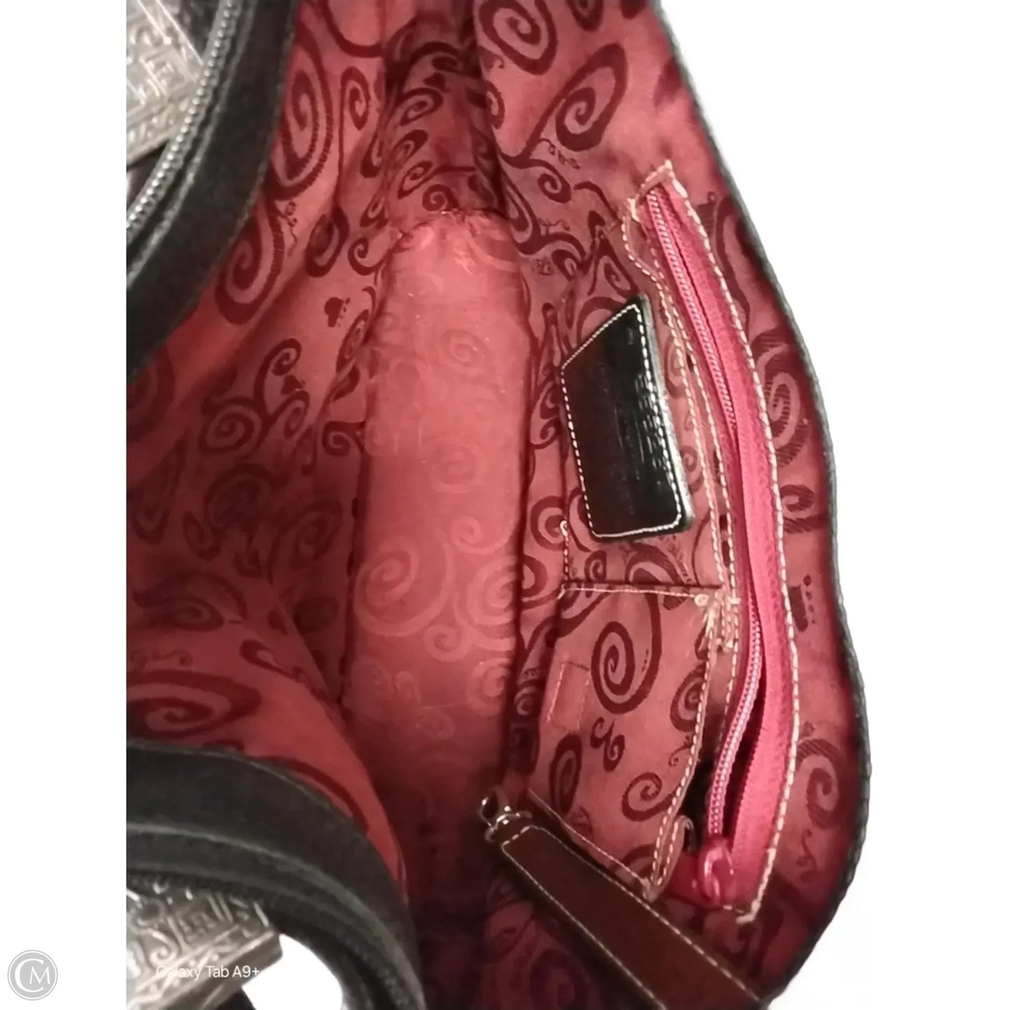 Handbag Leather By Brighton, Size: Medium