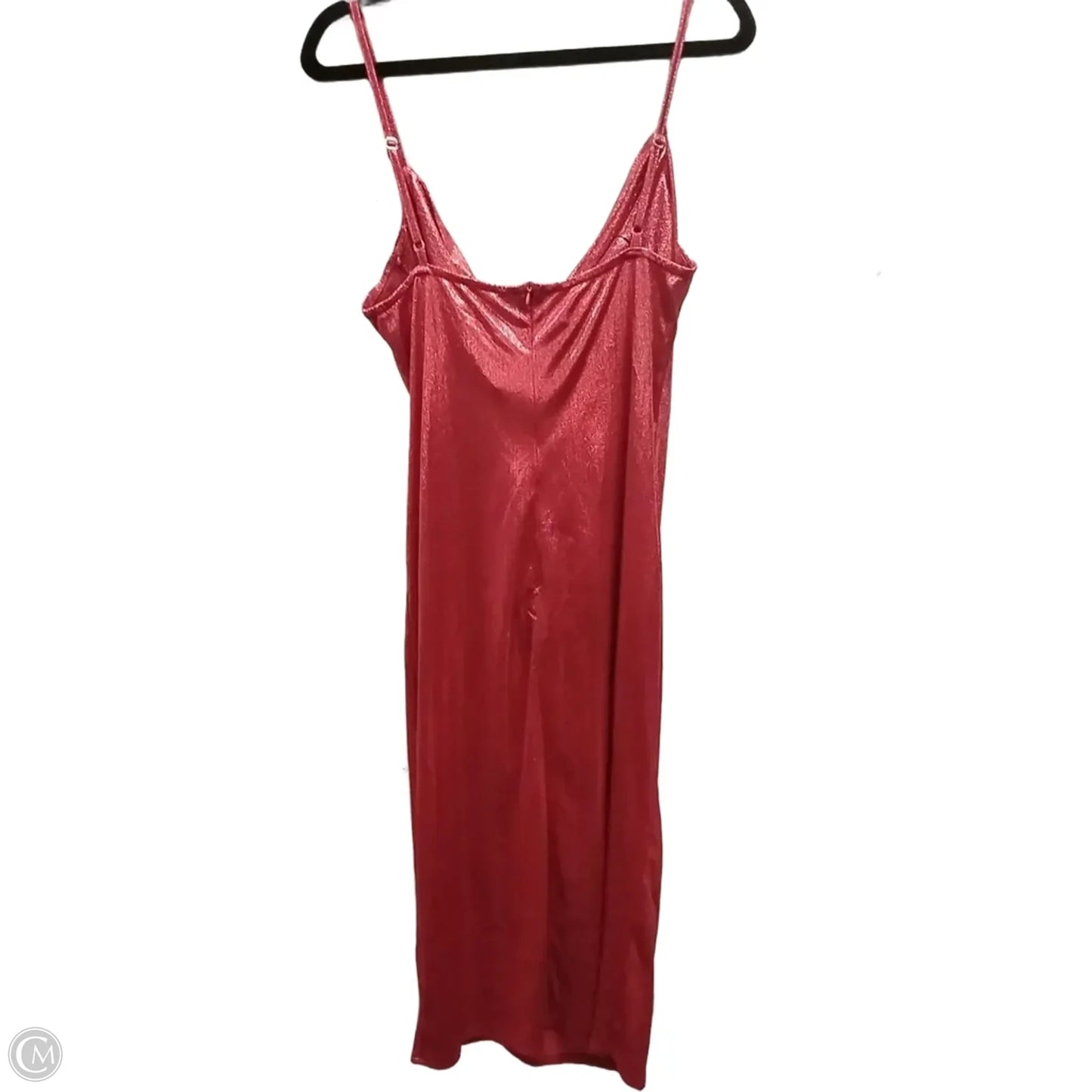 Dress Party Midi By Clothes Mentor In Red, Size: 20